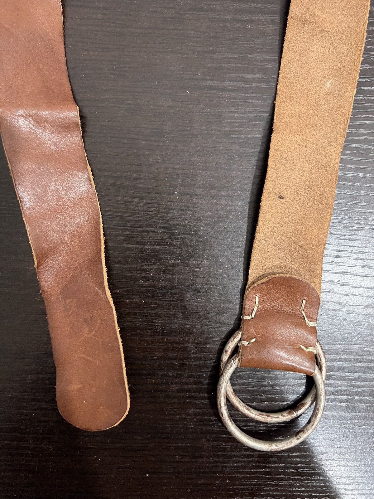 Leather Unbrand Leather Belt Size ONE SIZE - 9 Thumbnail