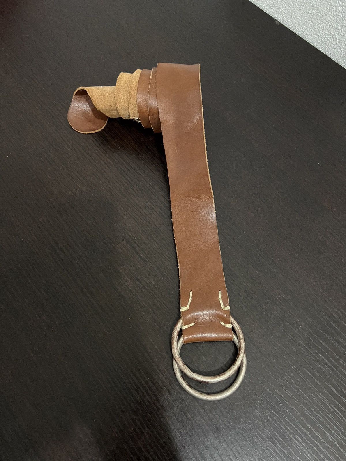 Leather Unbrand Leather Belt Size ONE SIZE - 2 Thumbnail