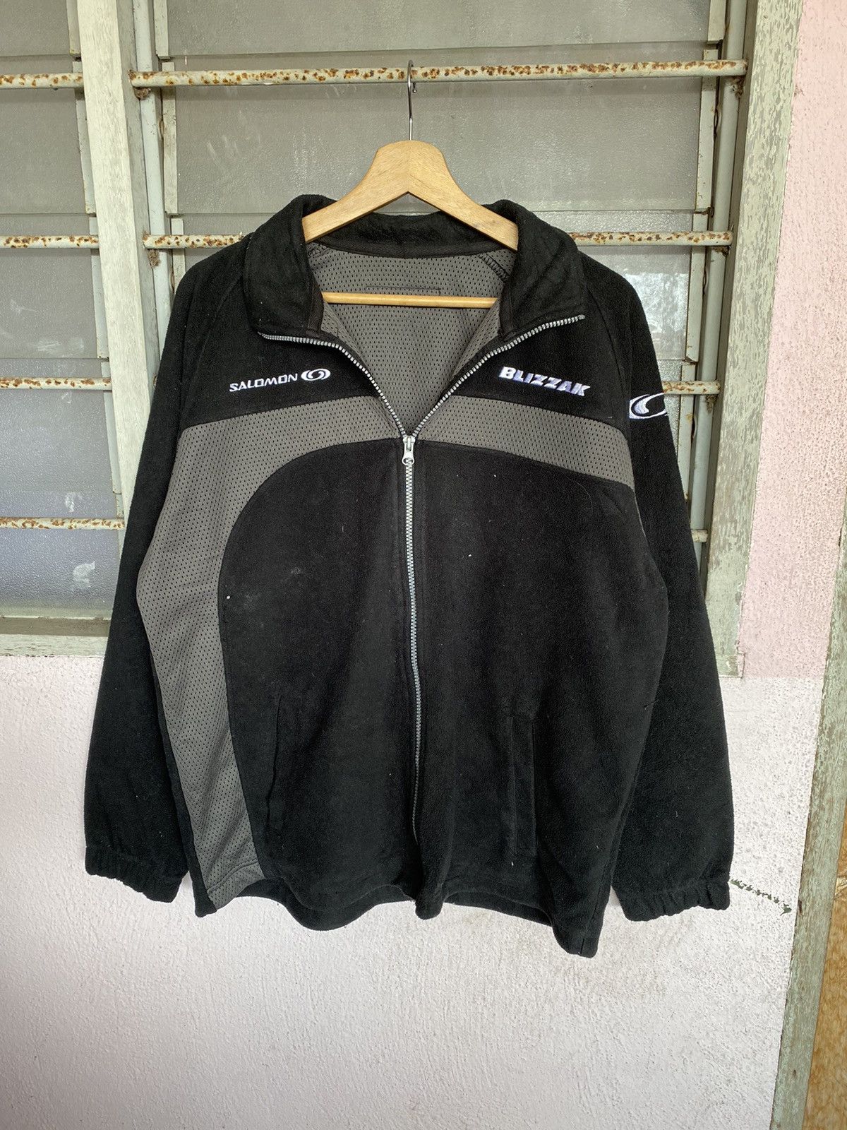 Salomon AW24 Salomon Woven Spellout Fleece Jacket Size US L / EU 52-54 / 3 - 5 Thumbnail