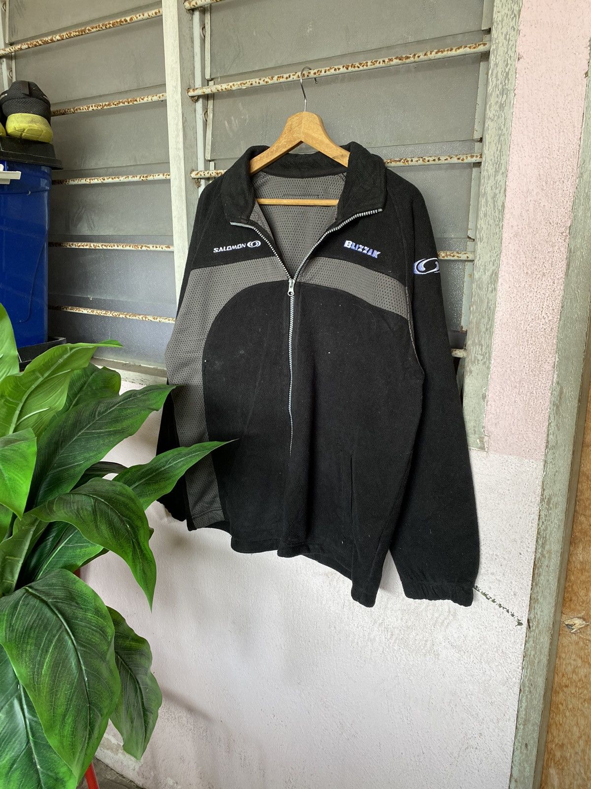 Salomon AW24 Salomon Woven Spellout Fleece Jacket Size US L / EU 52-54 / 3 - 1 Thumbnail
