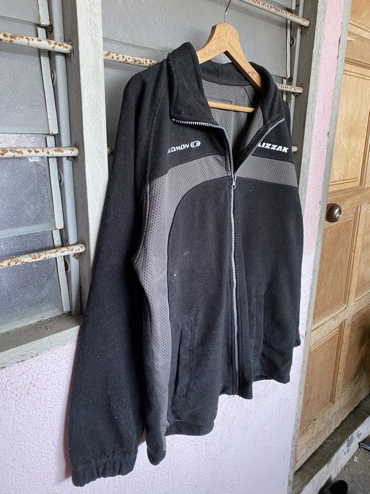 Salomon AW24 Salomon Woven Spellout Fleece Jacket Size US L / EU 52-54 / 3 - 4 Thumbnail