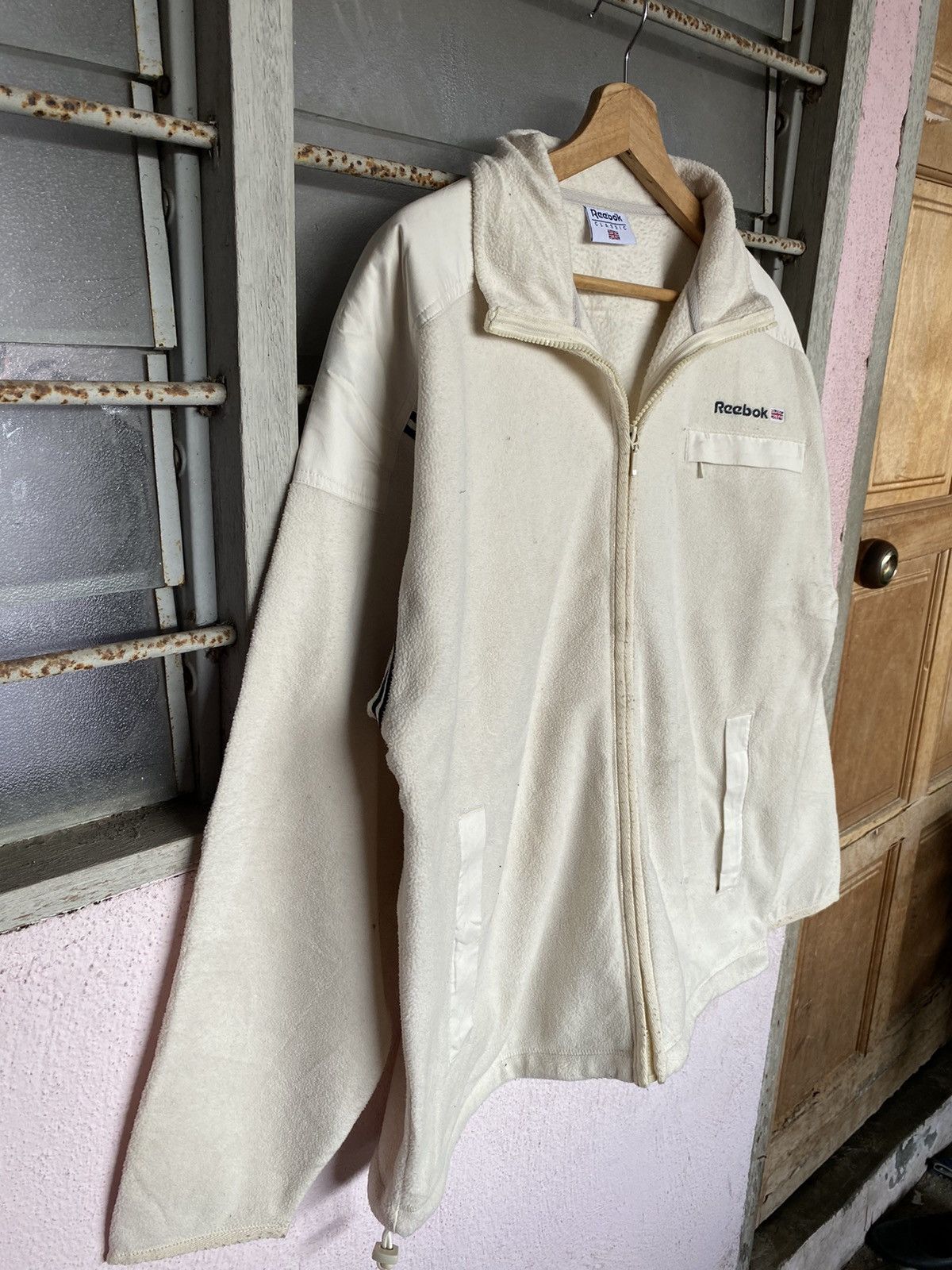 Reebok ⚡️Steals⚡️ Vintage Reebok Classic Fleece Jacket Size US M / EU 48-50 / 2 - 3 Thumbnail