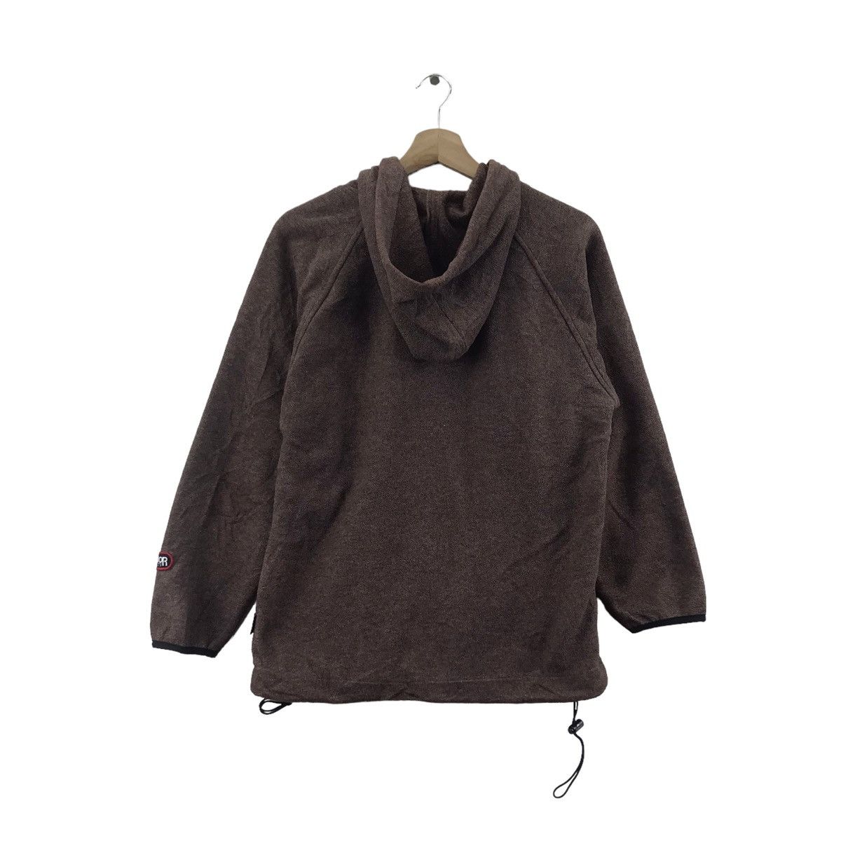 Vintage Vintage 90s OUTDOOR PRODUCT Wool Brown Full Zipper Hoodie Size US S / EU 44-46 / 1 - 8 Thumbnail