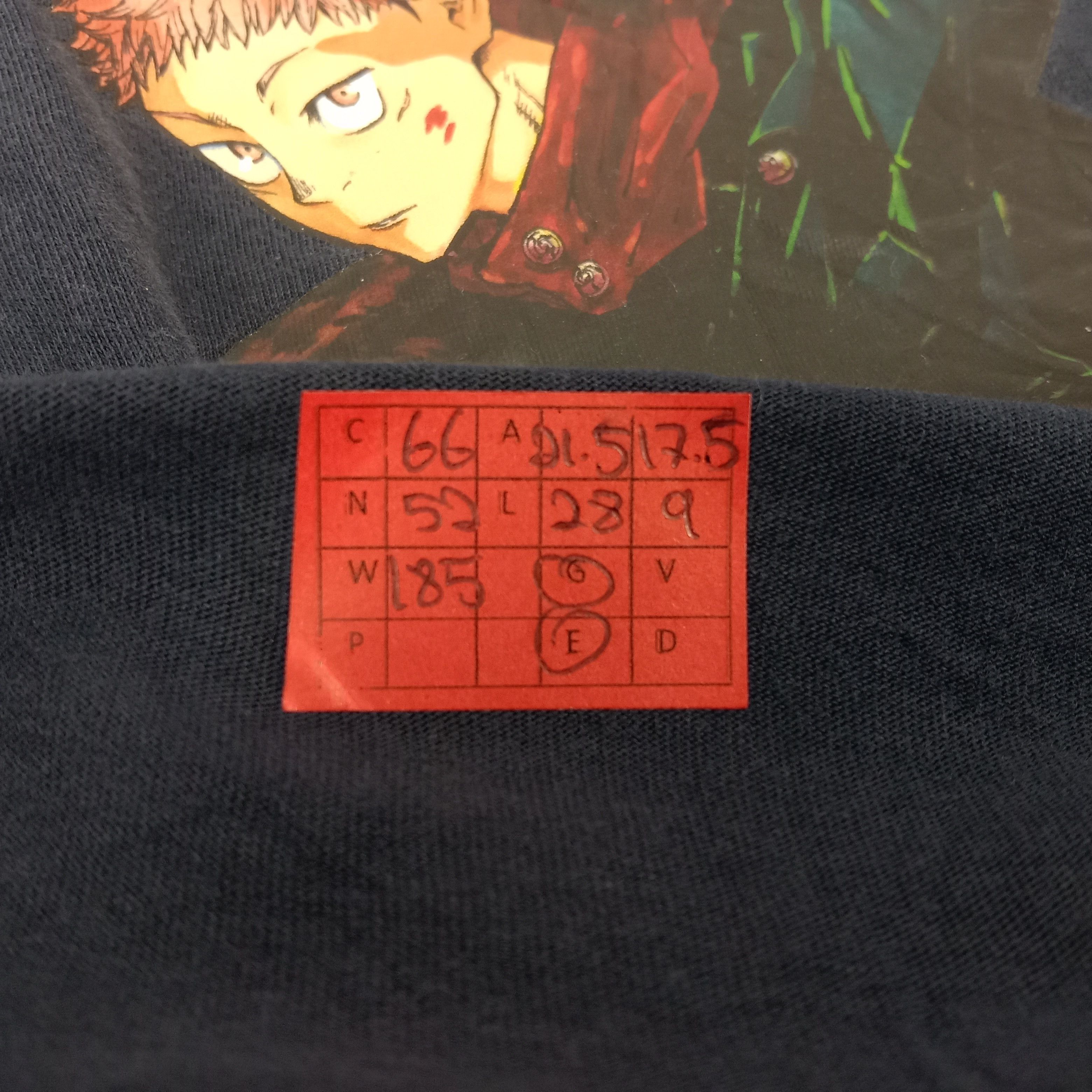 Anime × Japanese Brand Jujutsu Kaisen Japanese Anime Cartoon Hero Character Tshirt Size US L / EU 52-54 / 3 - 10 Thumbnail