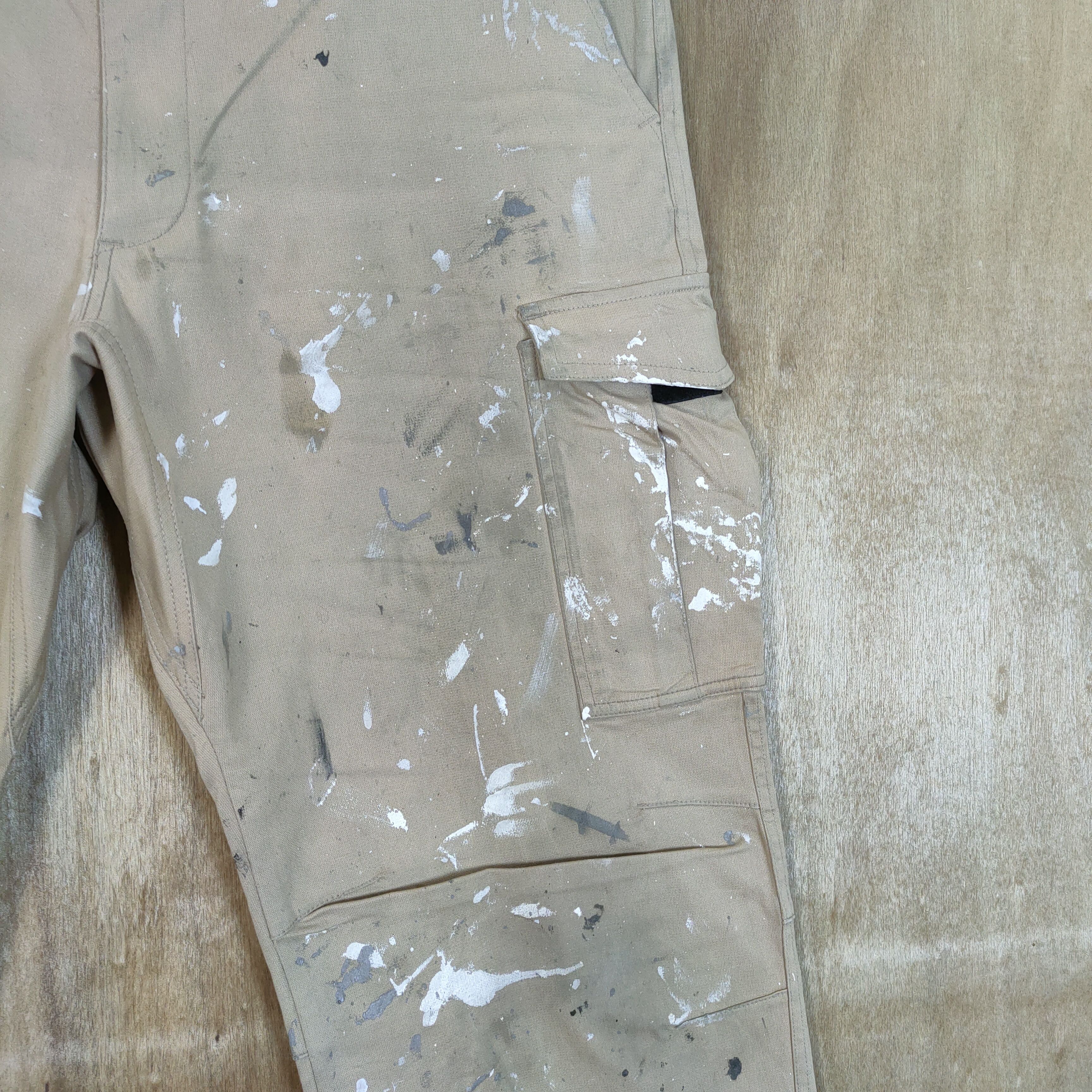 Japanese Brand × Vintage VINTAGE FADED PAINT CARGO PANTS/ WORKWEAR CARGO Size US 38 / EU 54 - 9 Thumbnail