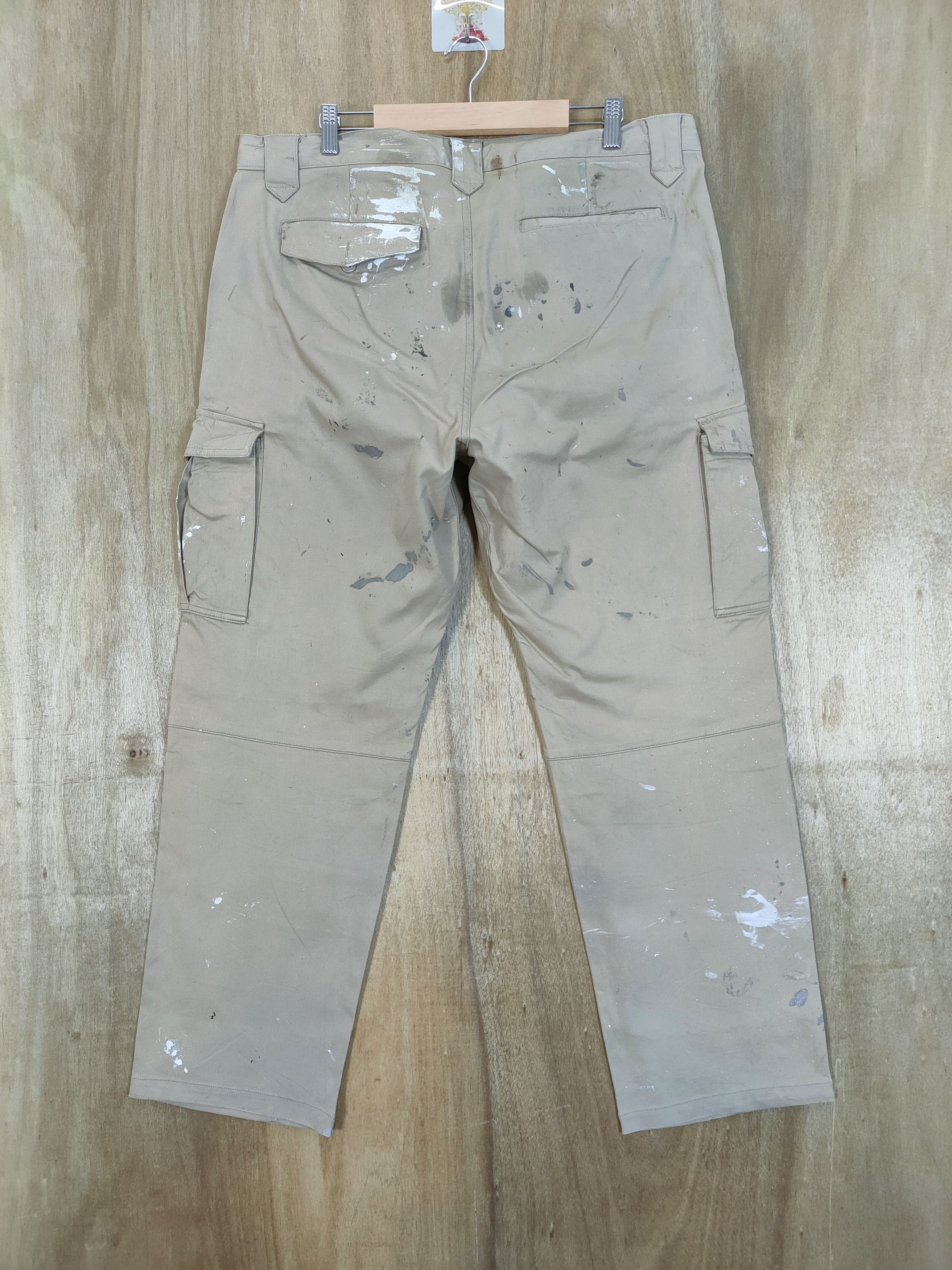 Japanese Brand × Vintage VINTAGE FADED PAINT CARGO PANTS/ WORKWEAR CARGO Size US 38 / EU 54 - 5 Thumbnail