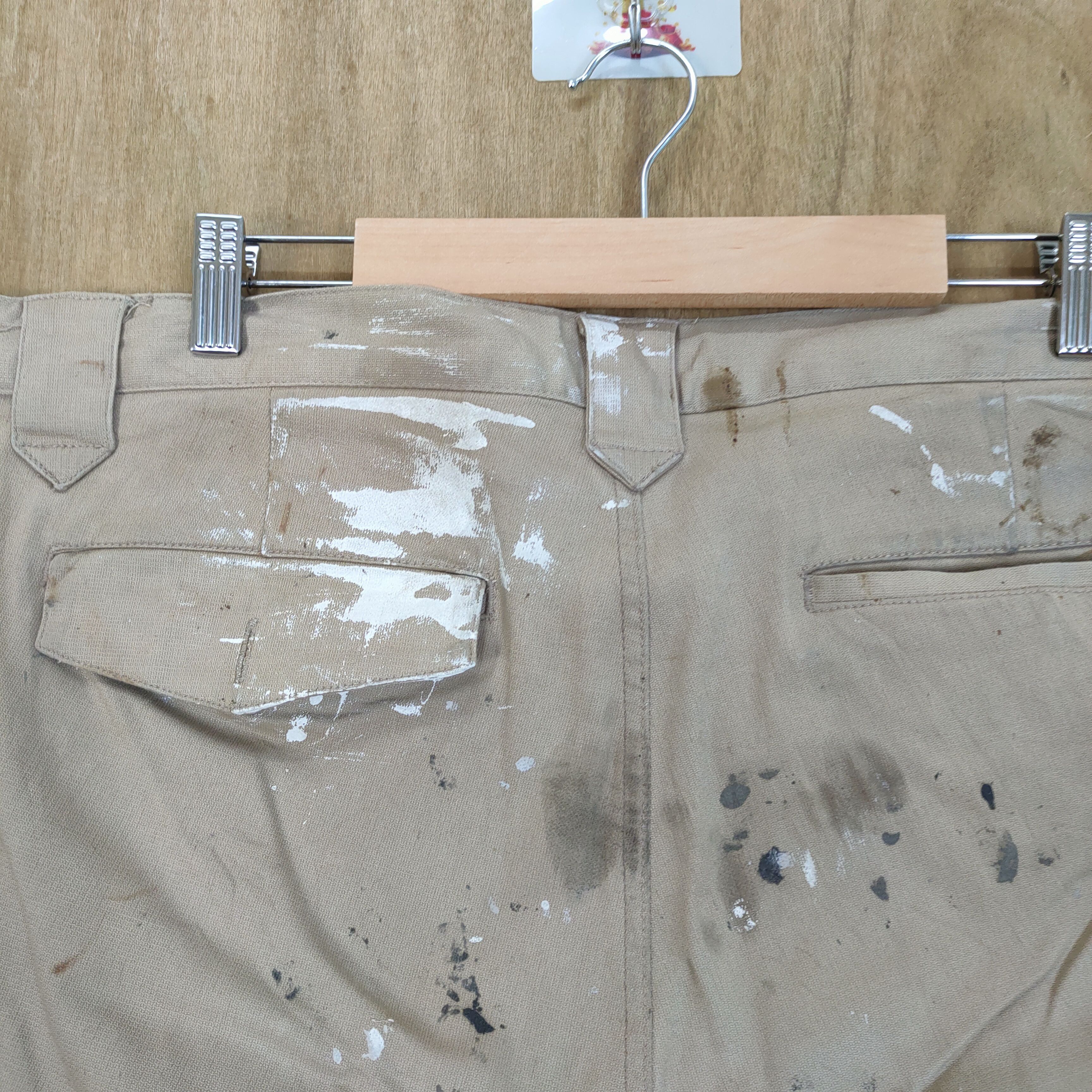 Japanese Brand × Vintage VINTAGE FADED PAINT CARGO PANTS/ WORKWEAR CARGO Size US 38 / EU 54 - 12 Thumbnail