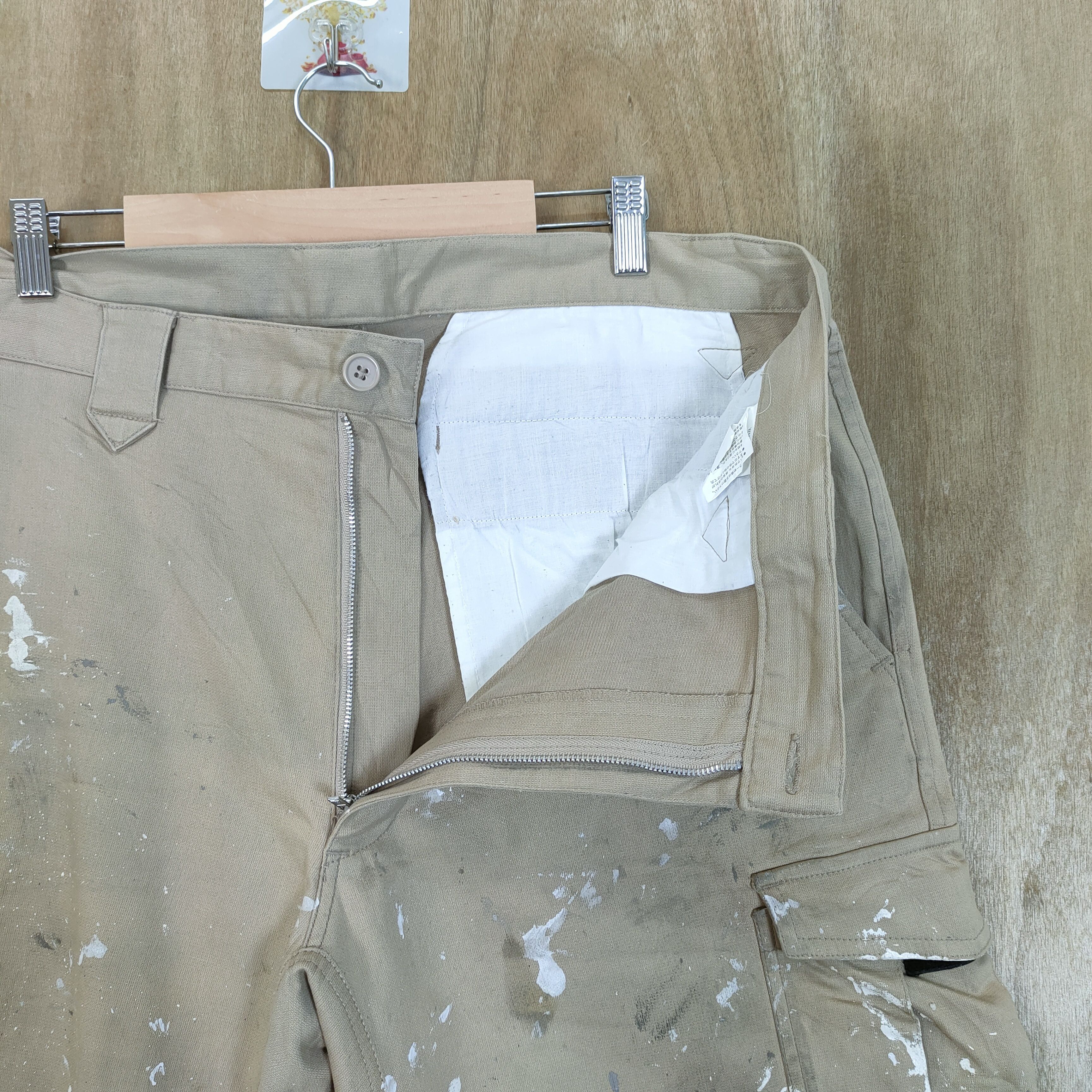 Japanese Brand × Vintage VINTAGE FADED PAINT CARGO PANTS/ WORKWEAR CARGO Size US 38 / EU 54 - 4 Thumbnail