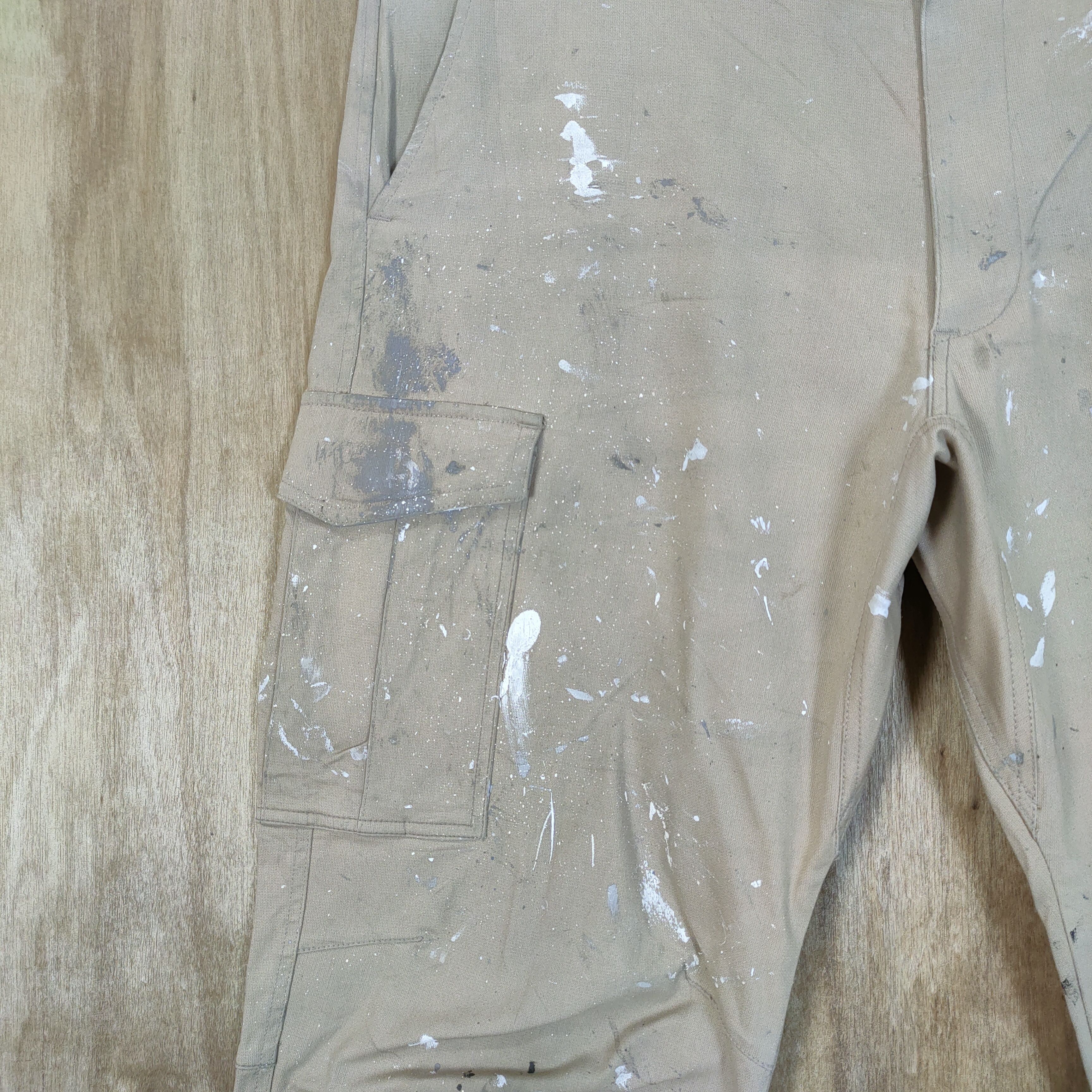 Japanese Brand × Vintage VINTAGE FADED PAINT CARGO PANTS/ WORKWEAR CARGO Size US 38 / EU 54 - 8 Thumbnail