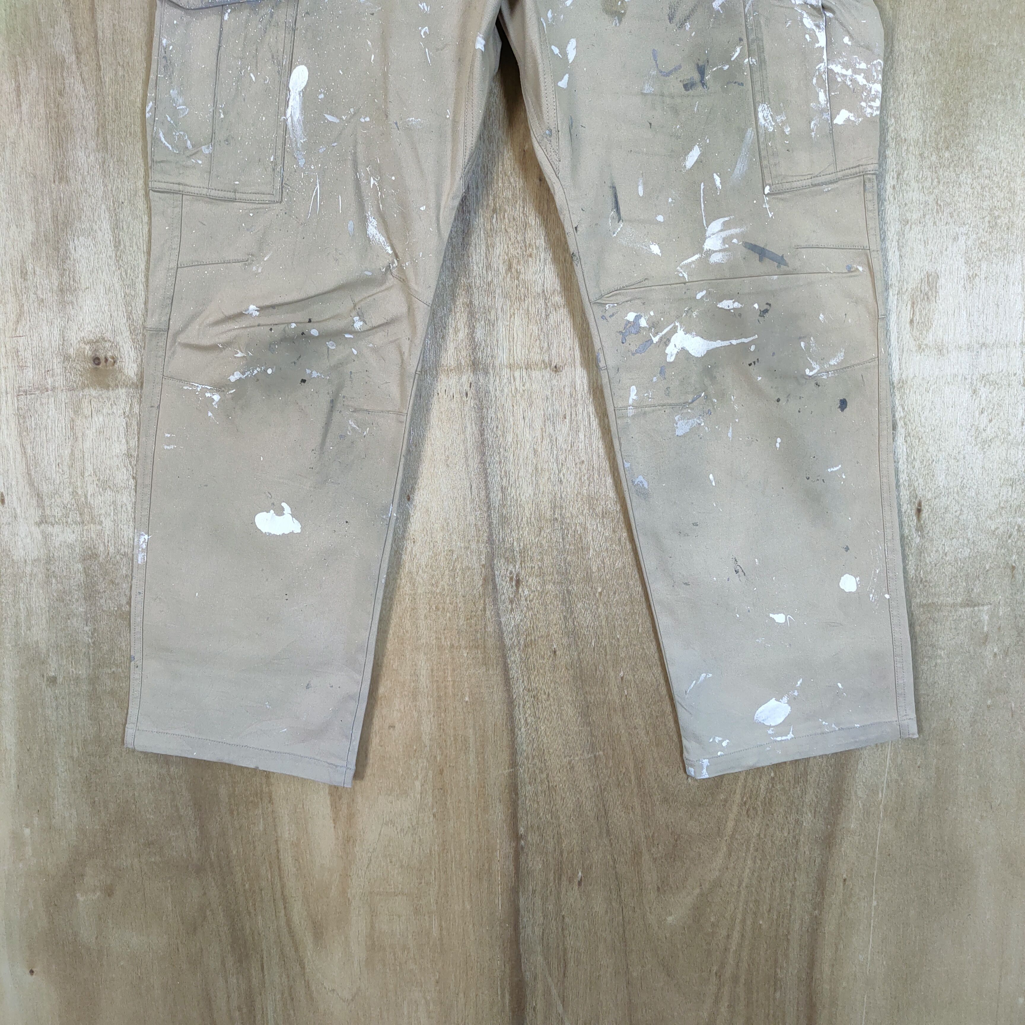 Japanese Brand × Vintage VINTAGE FADED PAINT CARGO PANTS/ WORKWEAR CARGO Size US 38 / EU 54 - 3 Thumbnail