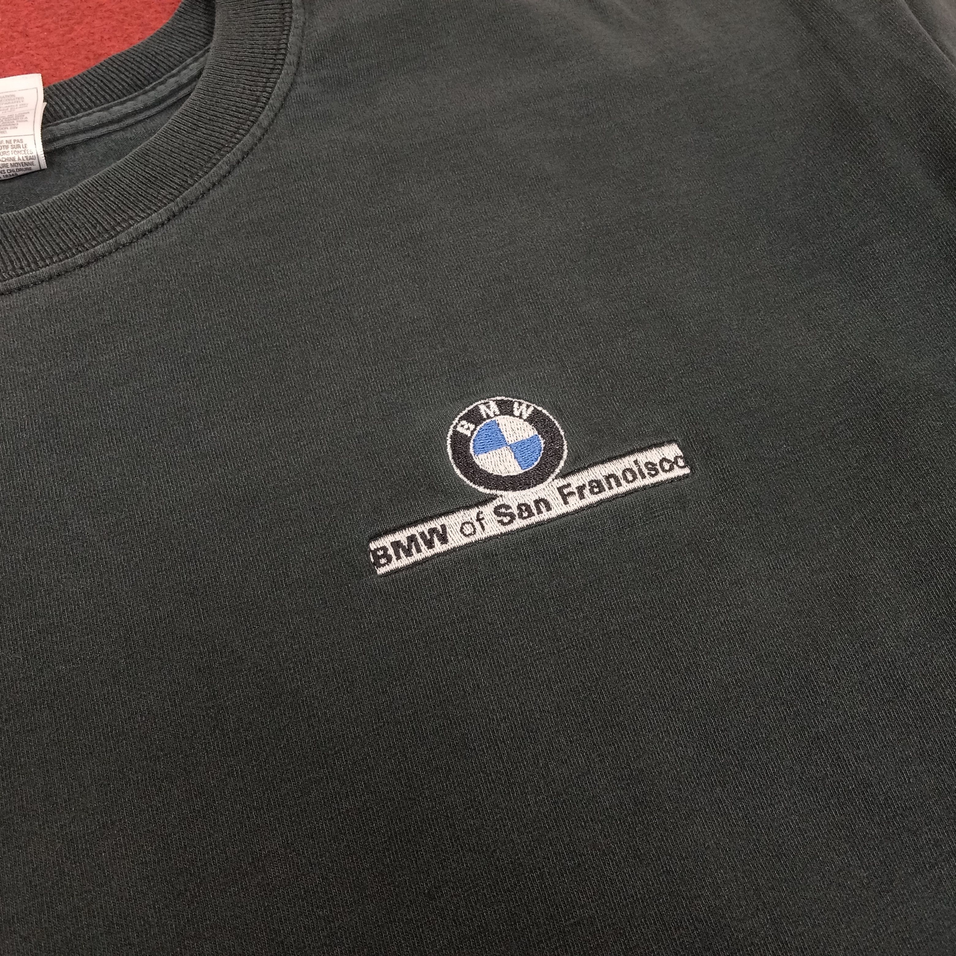 BMW × Vintage BMW Of San Francisco Motorcycle Long Sleeve Vintage Tshirt Size US XXL / EU 58 / 5 - 4 Thumbnail