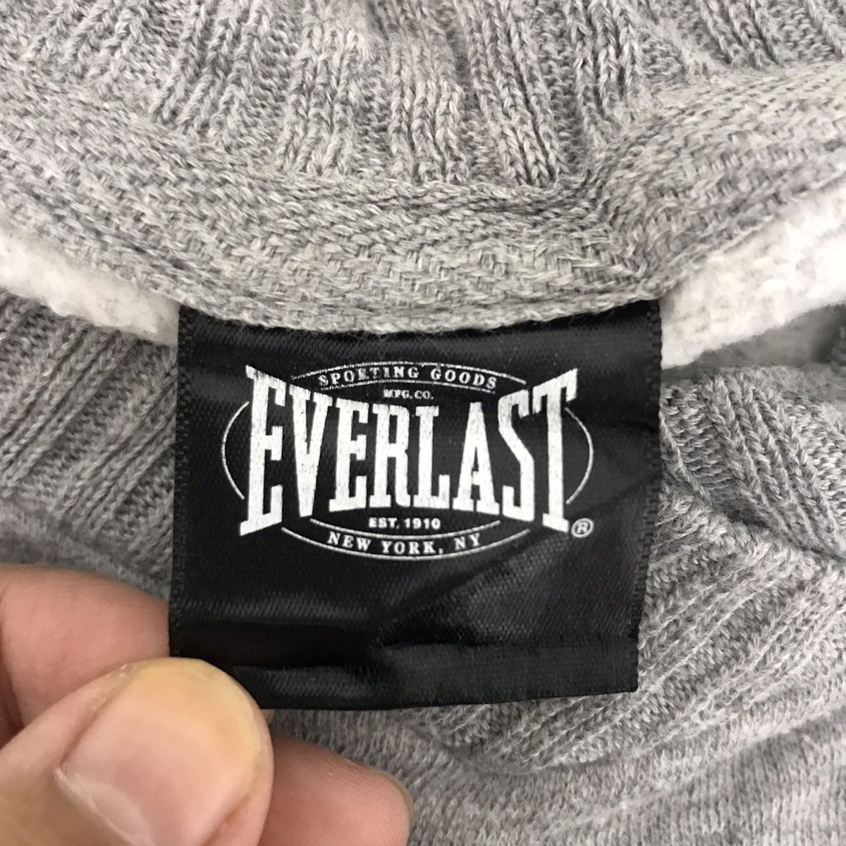 Everlast EVERLAST NYC Embroidered Sport Boxing MMA Grey Sweatshirt Size US XL / EU 56 / 4 - 4 Thumbnail