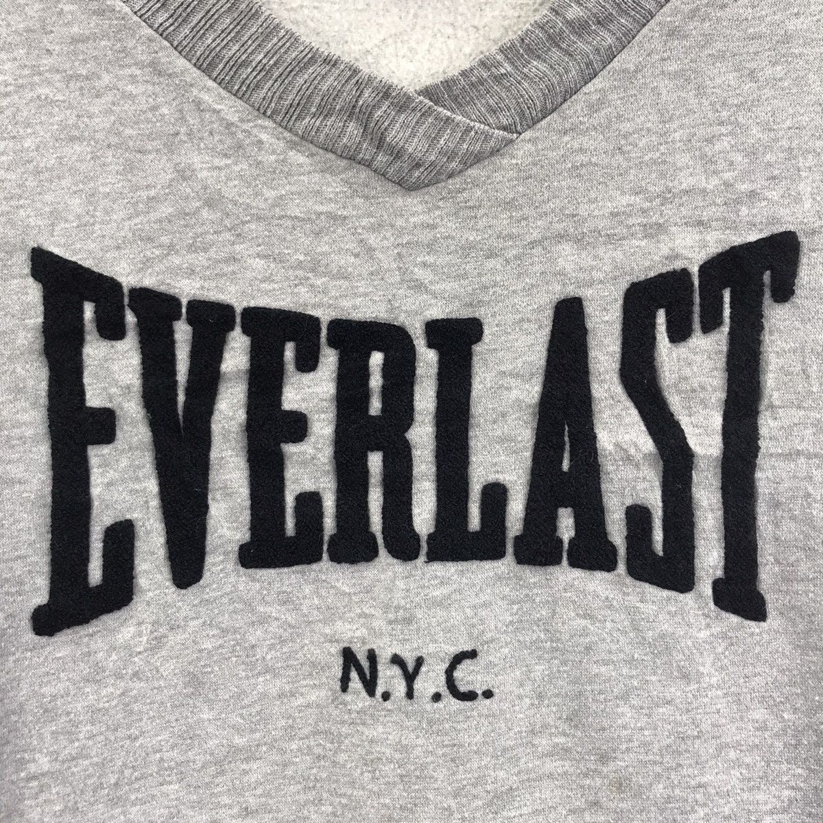 Everlast EVERLAST NYC Embroidered Sport Boxing MMA Grey Sweatshirt Size US XL / EU 56 / 4 - 3 Thumbnail