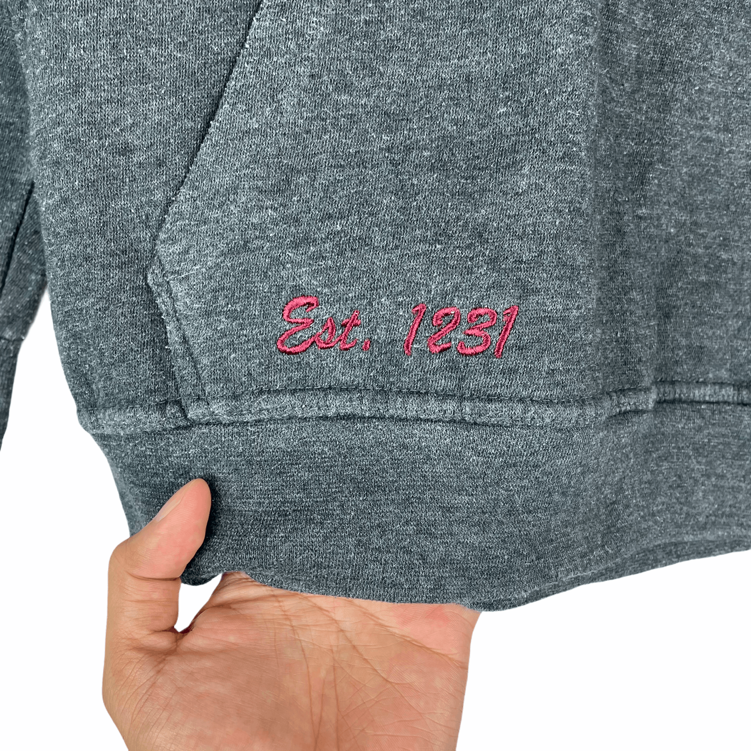 Vintage OXFORD UNIVERSITY Graduation Embroidery Grey Hoodie
