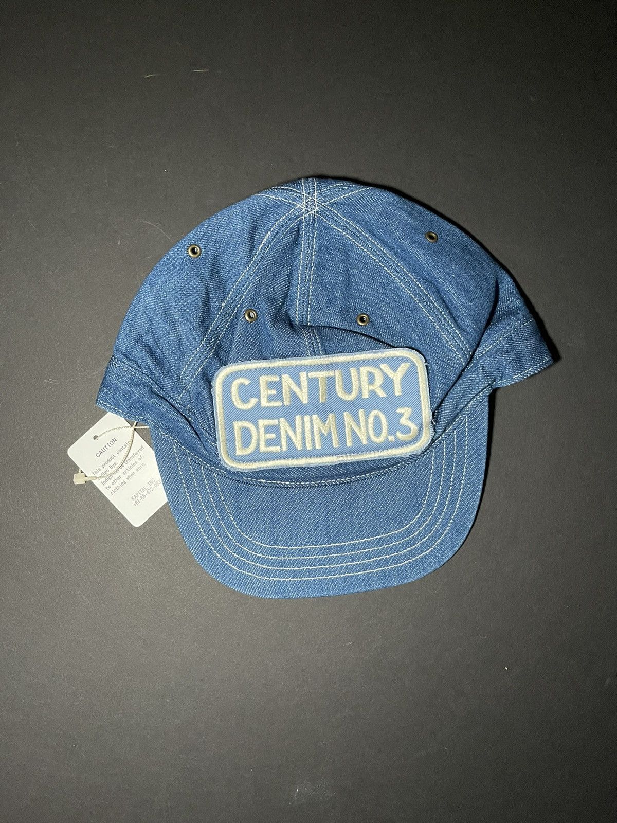 image of Kapital Century Denim Store Exclusive Navy Hat, Men's