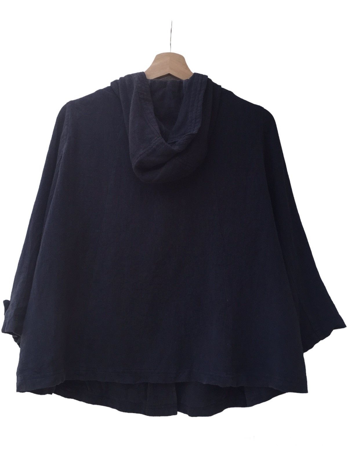 Faded BLUE Japan Short Sleeve Linen Cotton Hoodie Shirt