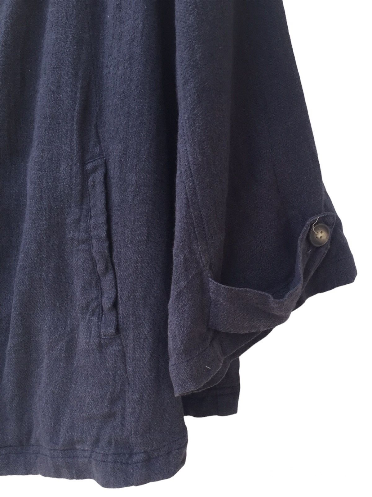 Faded BLUE Japan Short Sleeve Linen Cotton Hoodie Shirt