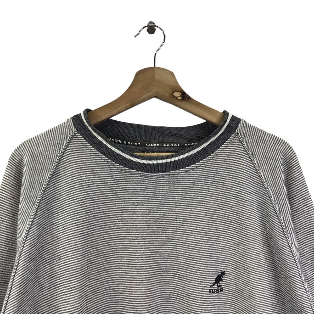 Kangol KANGOL SPORT Small Embroidered Logo Grey Sweatshirt Size US L / EU 52-54 / 3 - 2 Thumbnail