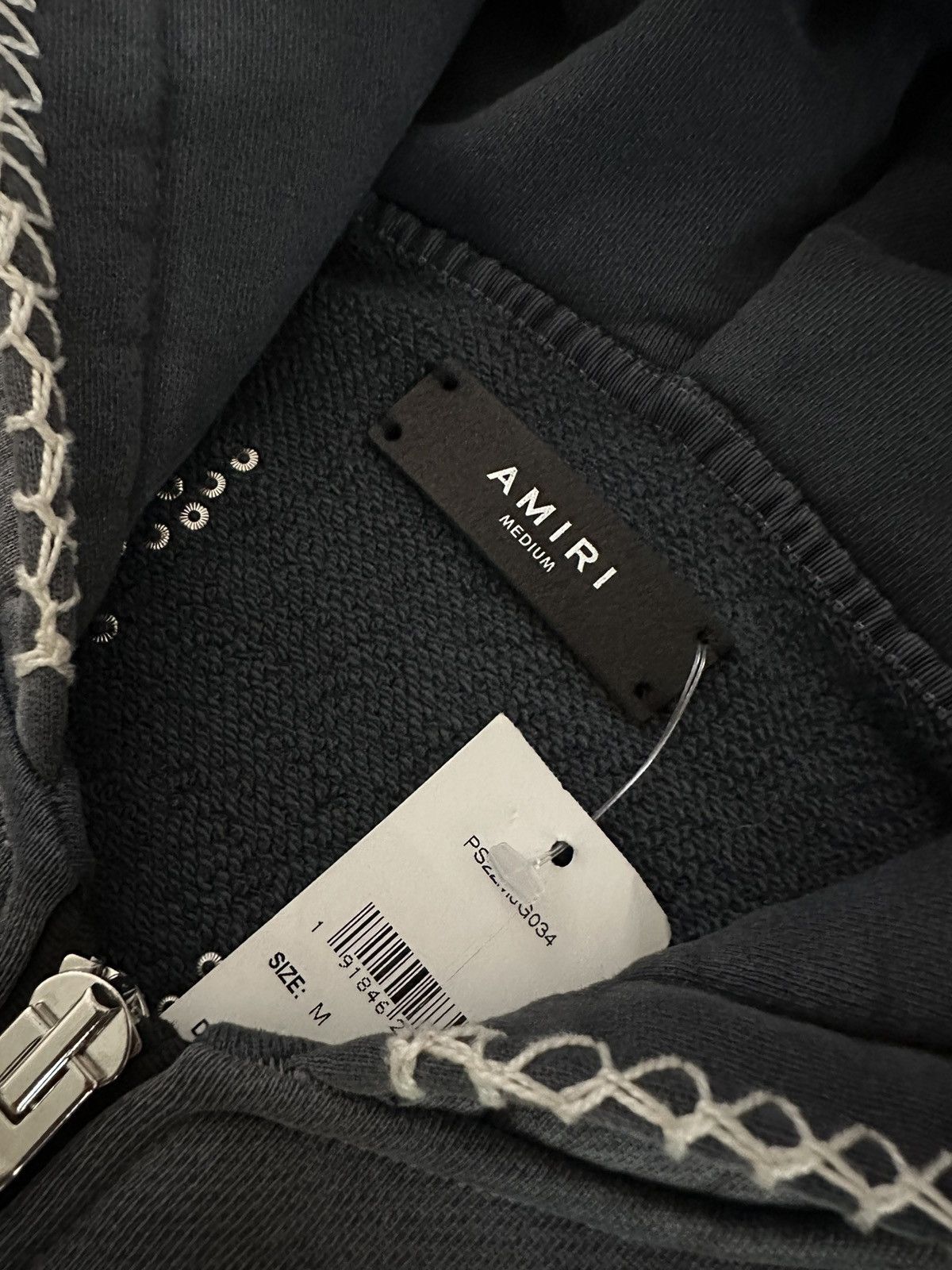 Amiri Exclusive Amiri x TGCW x Swarovski Crystals Zip Up Hoodie Size US M / EU 48-50 / 2 - 5 Thumbnail