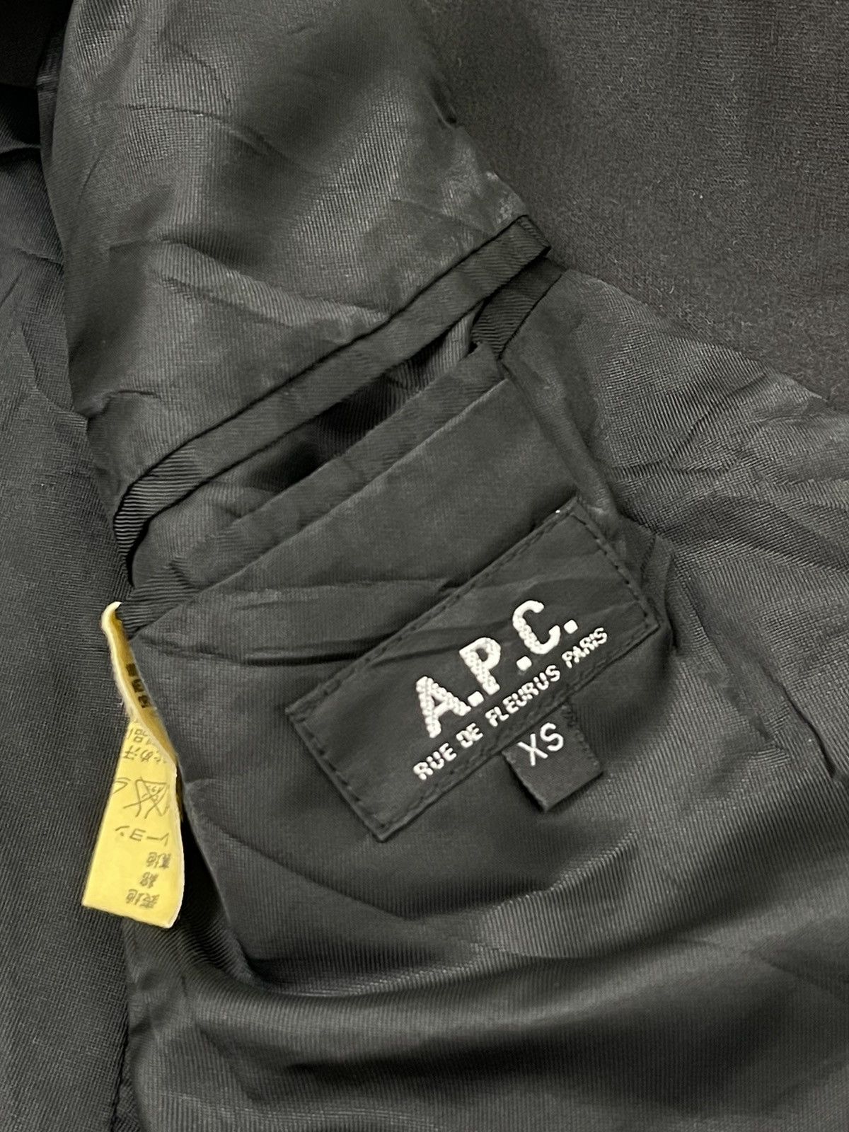 A.P.C. Made in France A.P.C. Black Blazer Cotton Slim 2🟩 Size US S / EU 44-46 / 1 - 7 Thumbnail