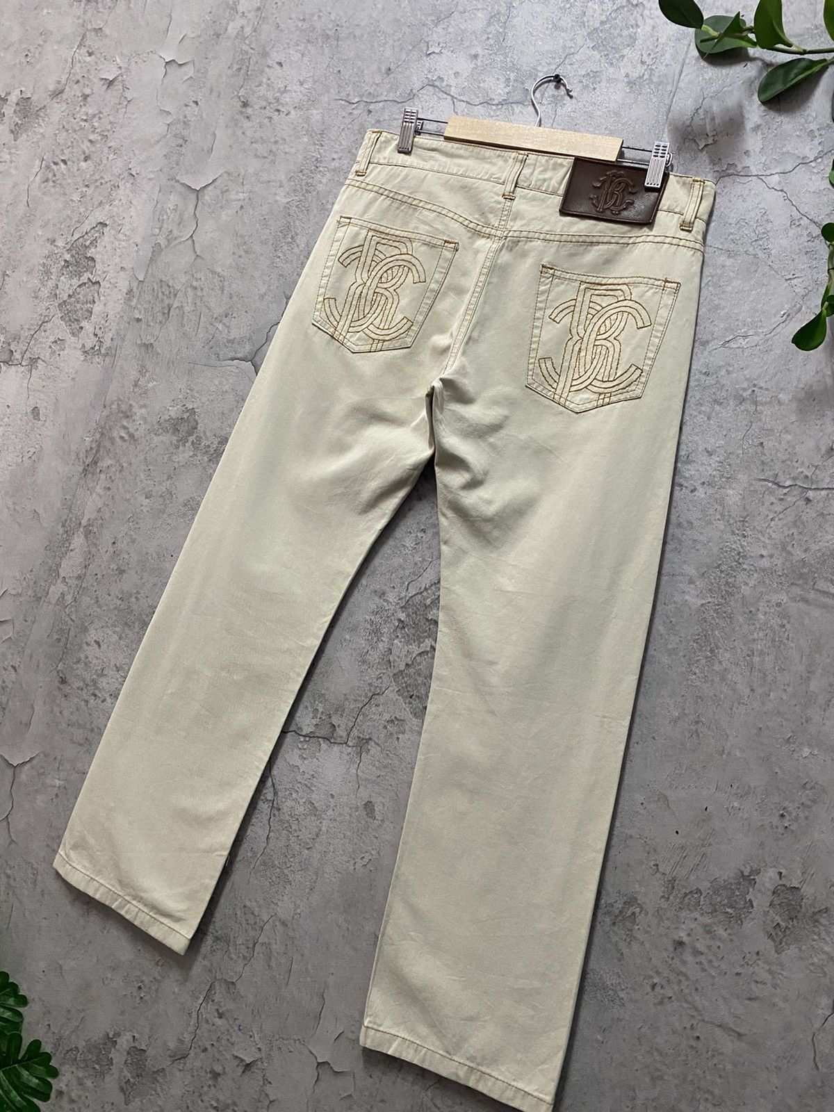 Roberto Cavalli Archive Roberto Cavalli Embroidered OG Logo Pants Size US 32 / EU 48 - 8 Thumbnail