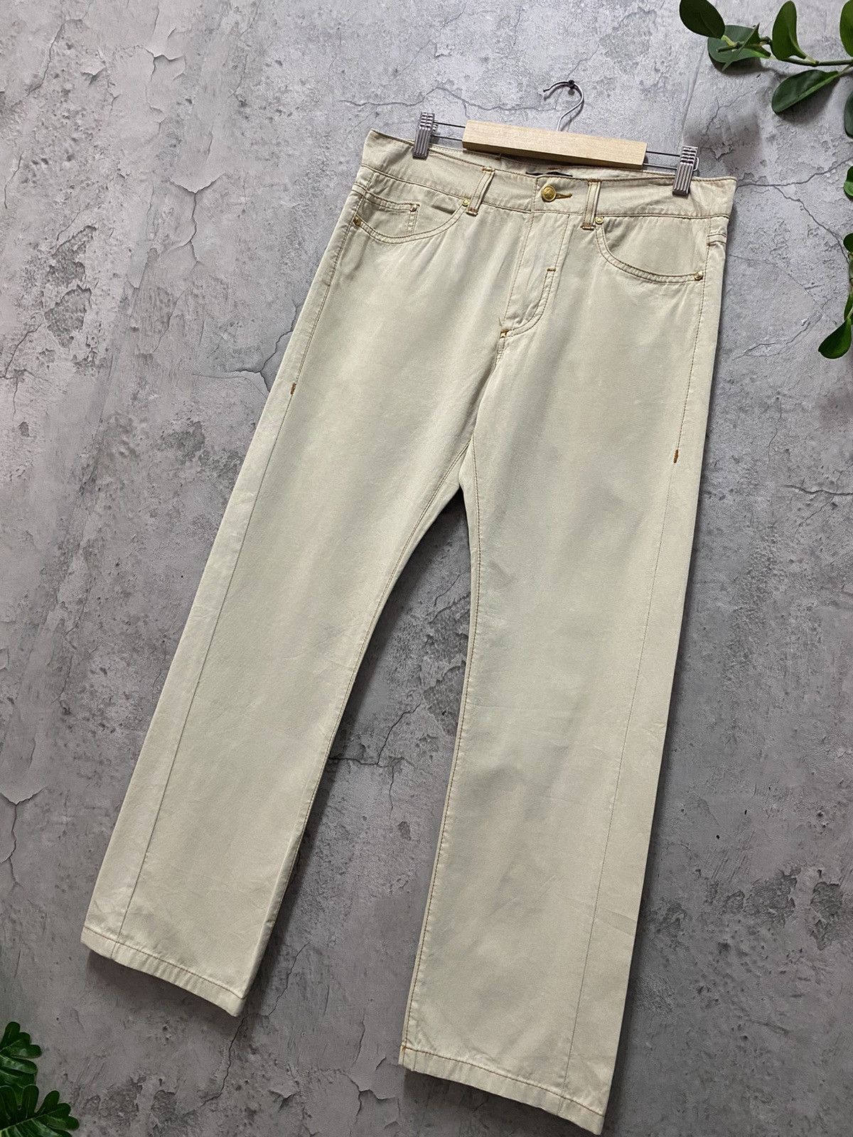 Roberto Cavalli Archive Roberto Cavalli Embroidered OG Logo Pants Size US 32 / EU 48 - 9 Thumbnail