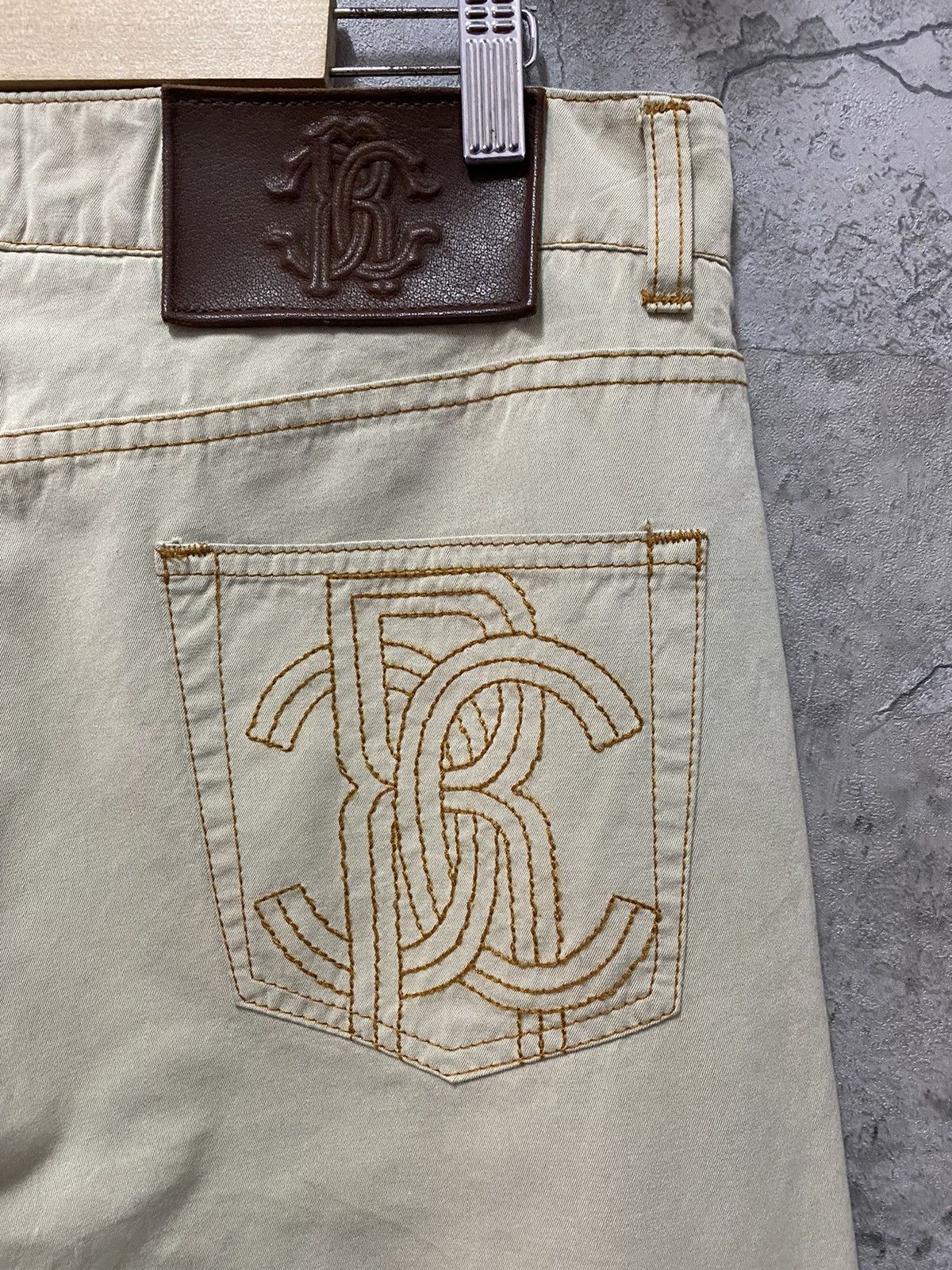 Roberto Cavalli Archive Roberto Cavalli Embroidered OG Logo Pants Size US 32 / EU 48 - 12 Thumbnail