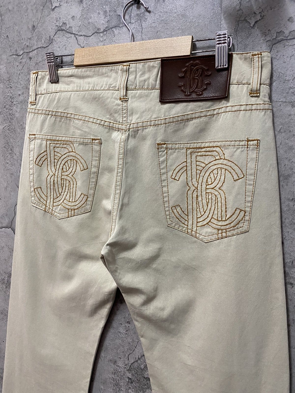 Roberto Cavalli Archive Roberto Cavalli Embroidered OG Logo Pants Size US 32 / EU 48 - 11 Thumbnail