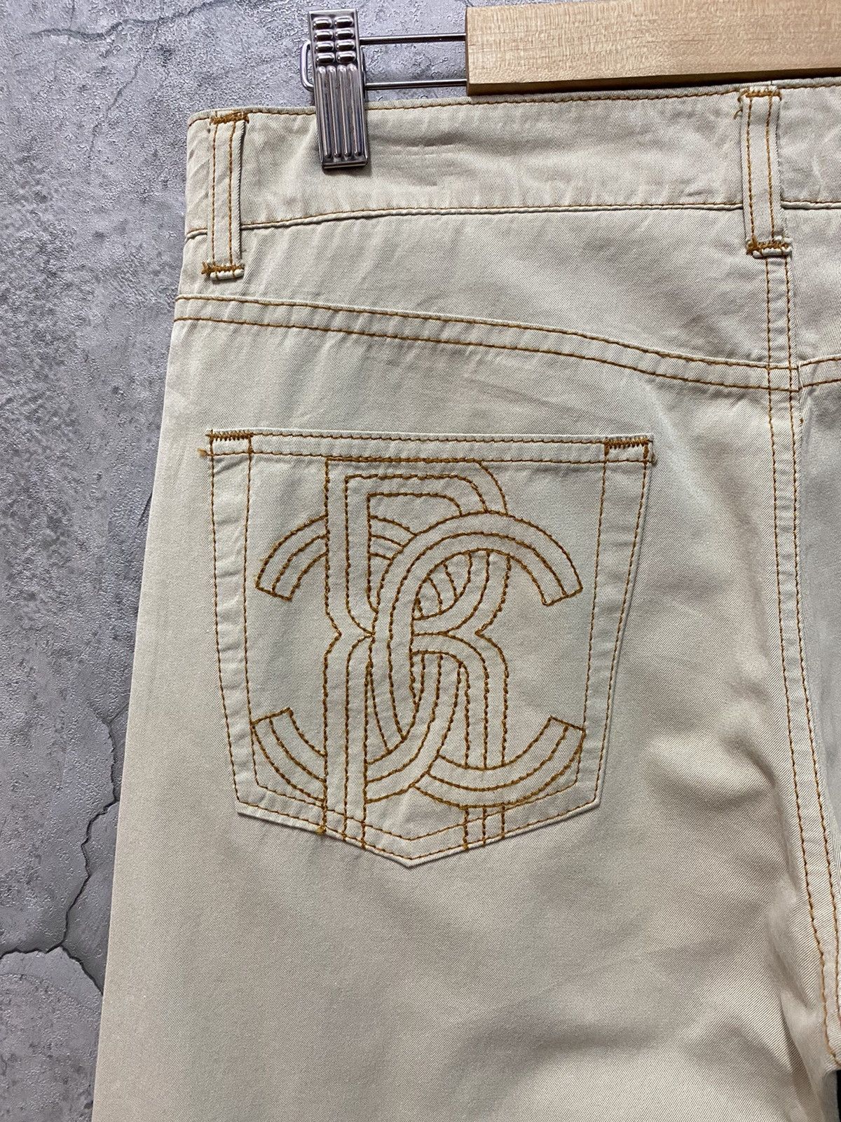 Roberto Cavalli Archive Roberto Cavalli Embroidered OG Logo Pants Size US 32 / EU 48 - 13 Thumbnail