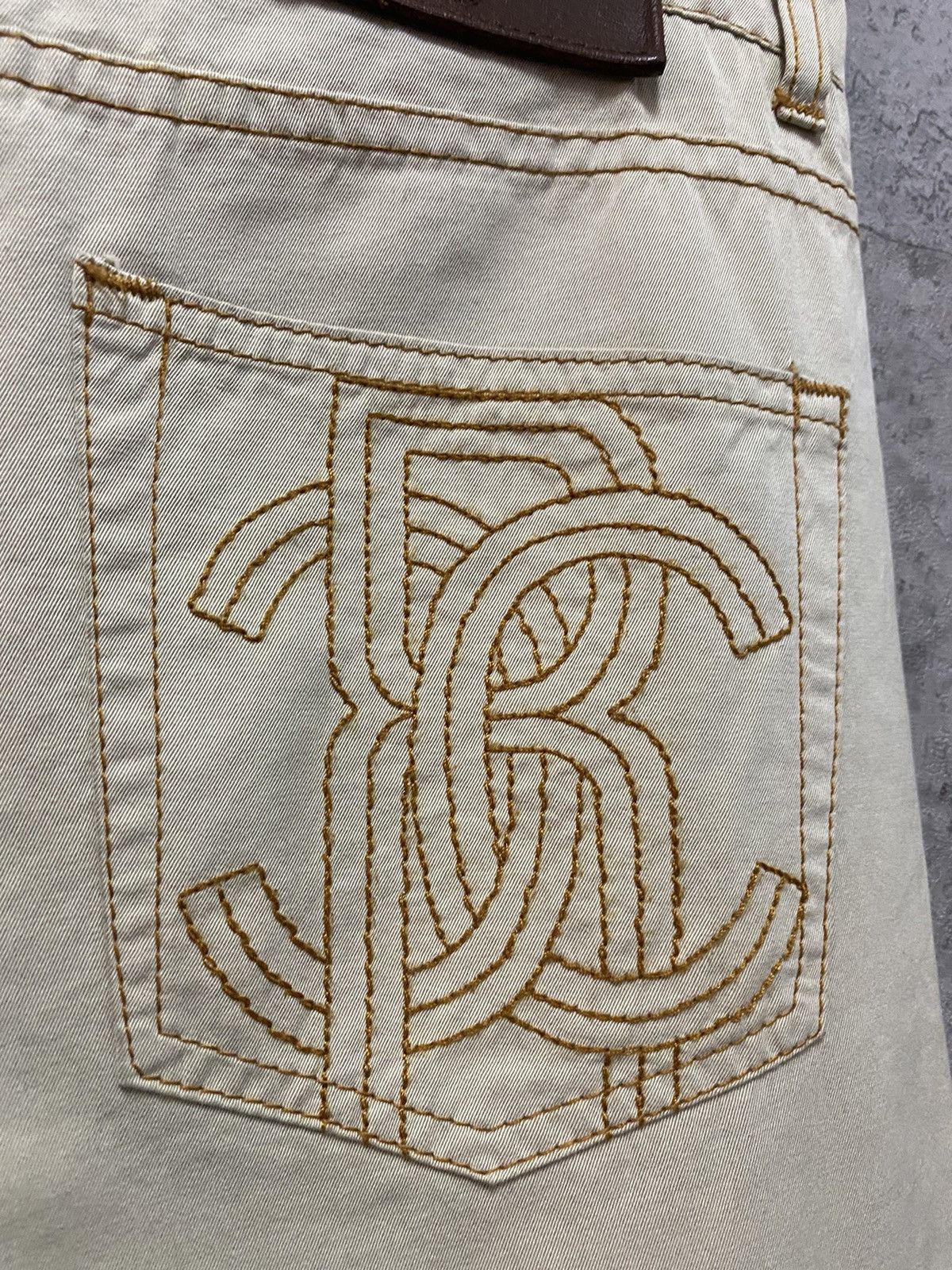 Roberto Cavalli Archive Roberto Cavalli Embroidered OG Logo Pants Size US 32 / EU 48 - 14 Thumbnail