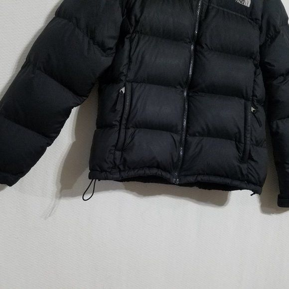 The North Face North Face Down Nuptse Puffer Jacket Womens Large Black Coat Size L / US 10 / IT 46 - 2 Thumbnail