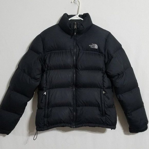 The North Face North Face Down Nuptse Puffer Jacket Womens Large Black Coat Size L / US 10 / IT 46 - 1 Thumbnail