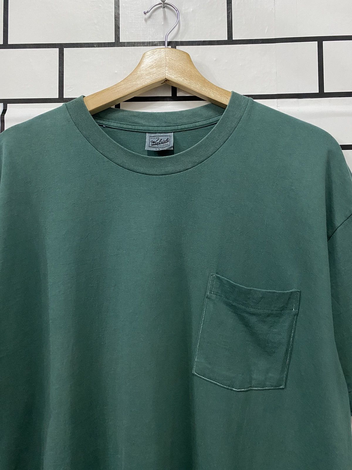 Vintage × Woolrich Woolen Mills Vintage 90’s Woolrich Pocket Tee Size US L / EU 52-54 / 3 - 4 Thumbnail