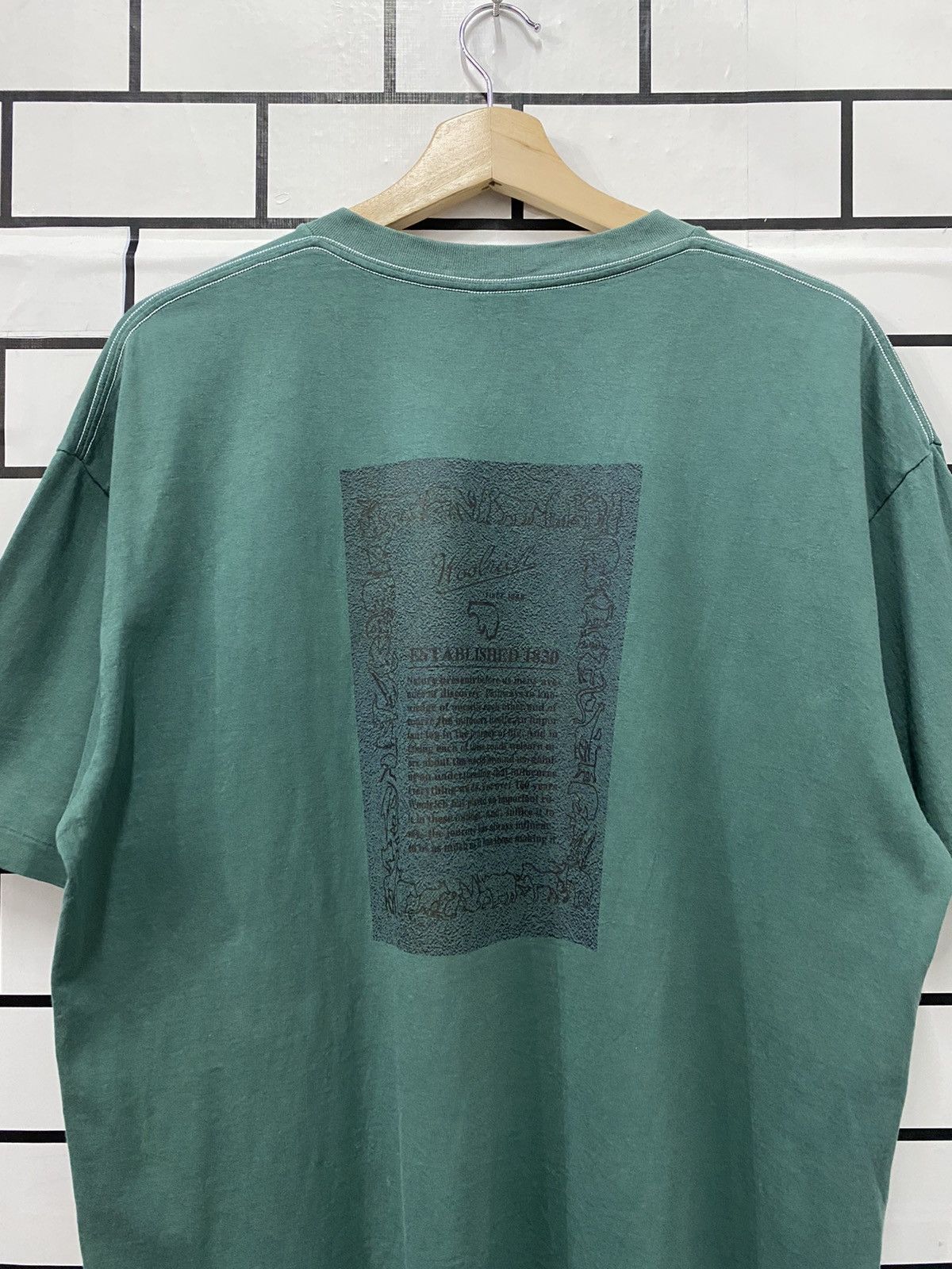 Vintage × Woolrich Woolen Mills Vintage 90’s Woolrich Pocket Tee Size US L / EU 52-54 / 3 - 7 Thumbnail