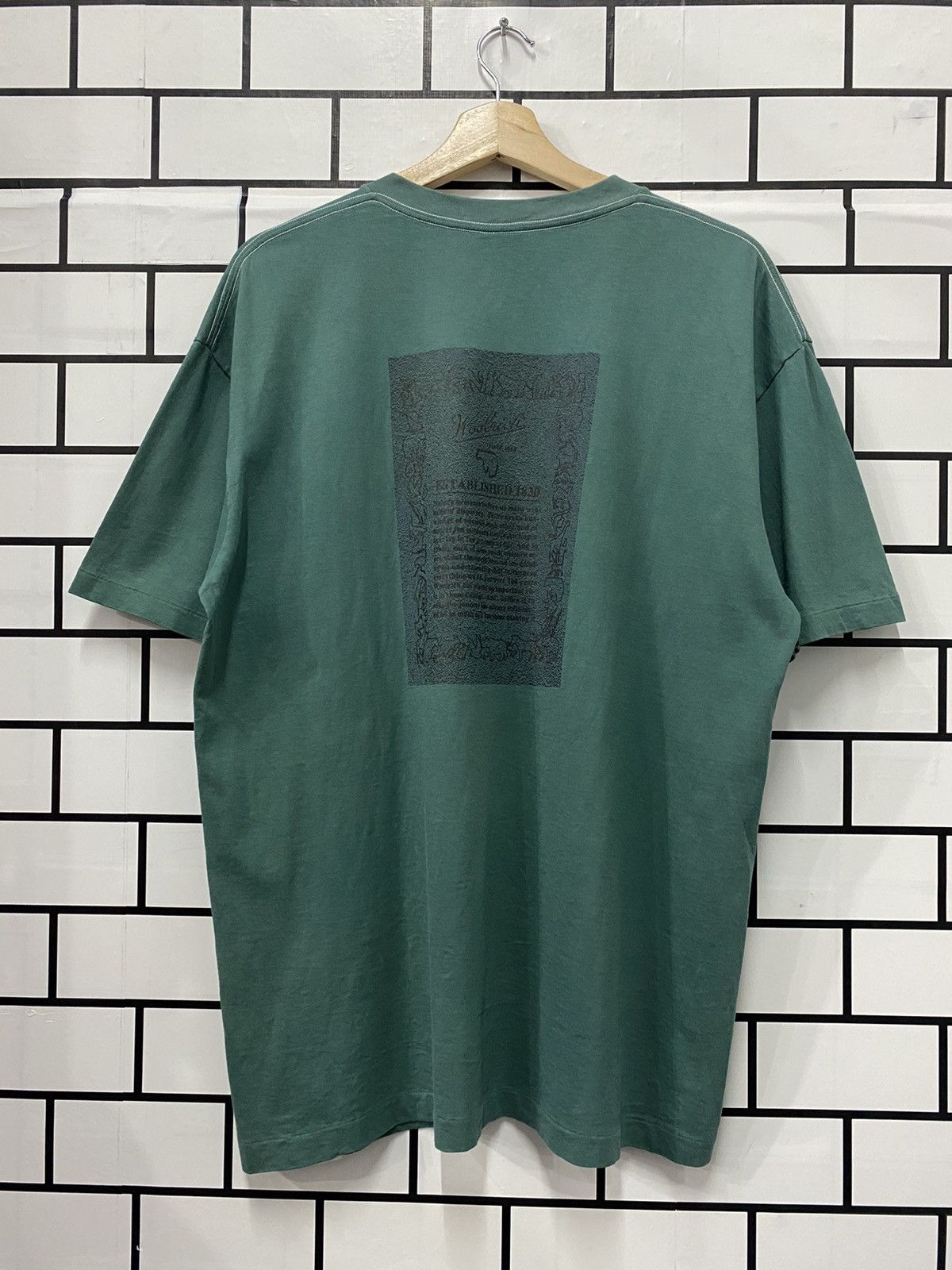 Vintage × Woolrich Woolen Mills Vintage 90’s Woolrich Pocket Tee Size US L / EU 52-54 / 3 - 1 Thumbnail