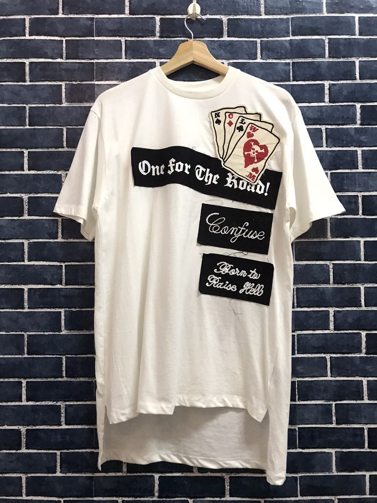 Japanese Brand × Maison MIHARA YASUHIRO Maison Miharayasuhiro Reconstructed Multi Logo Patch Tshirt Size US M / EU 48-50 / 2 - 1 Thumbnail