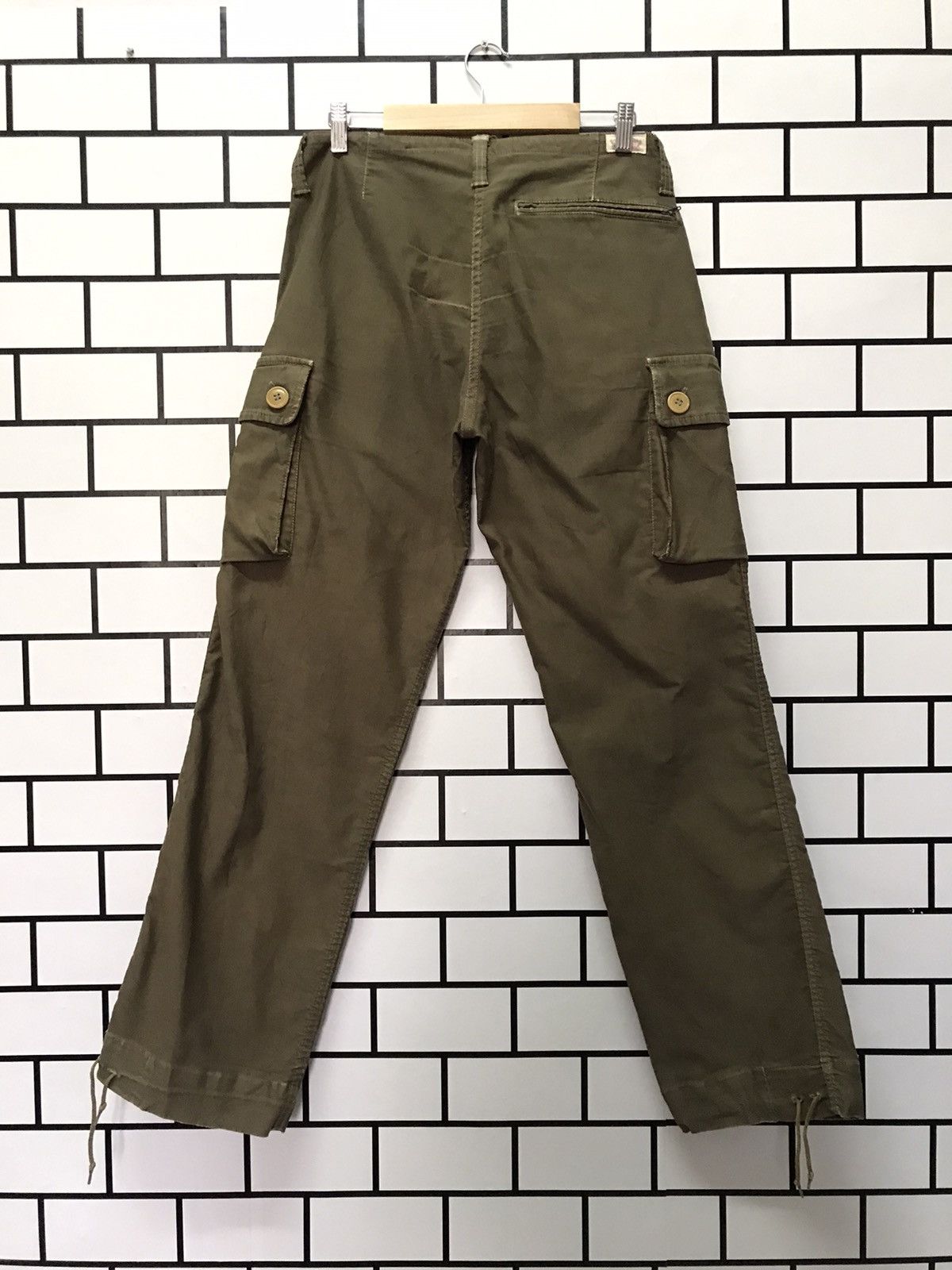 HOLLYWOOD RANCH MARKET × Japanese Brand Vintage HR MARKET Japan Cargo Multi Pocket Pants Size US 31 - 10 Thumbnail