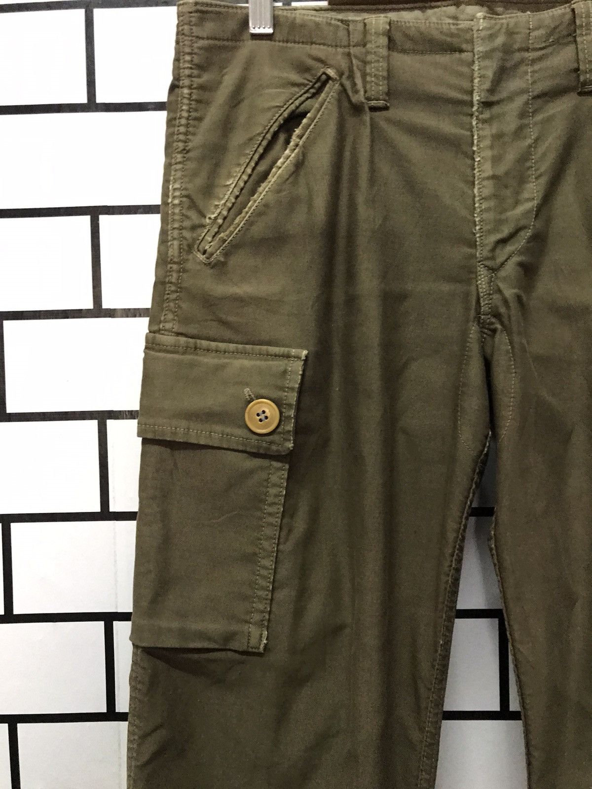 HOLLYWOOD RANCH MARKET × Japanese Brand Vintage HR MARKET Japan Cargo Multi Pocket Pants Size US 31 - 5 Thumbnail