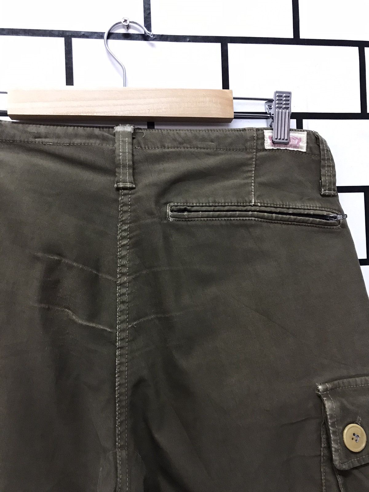 HOLLYWOOD RANCH MARKET × Japanese Brand Vintage HR MARKET Japan Cargo Multi Pocket Pants Size US 31 - 12 Thumbnail