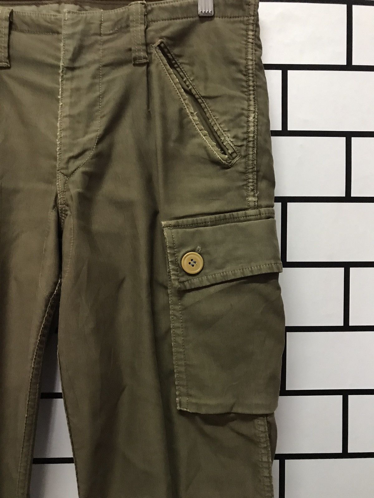 HOLLYWOOD RANCH MARKET × Japanese Brand Vintage HR MARKET Japan Cargo Multi Pocket Pants Size US 31 - 6 Thumbnail