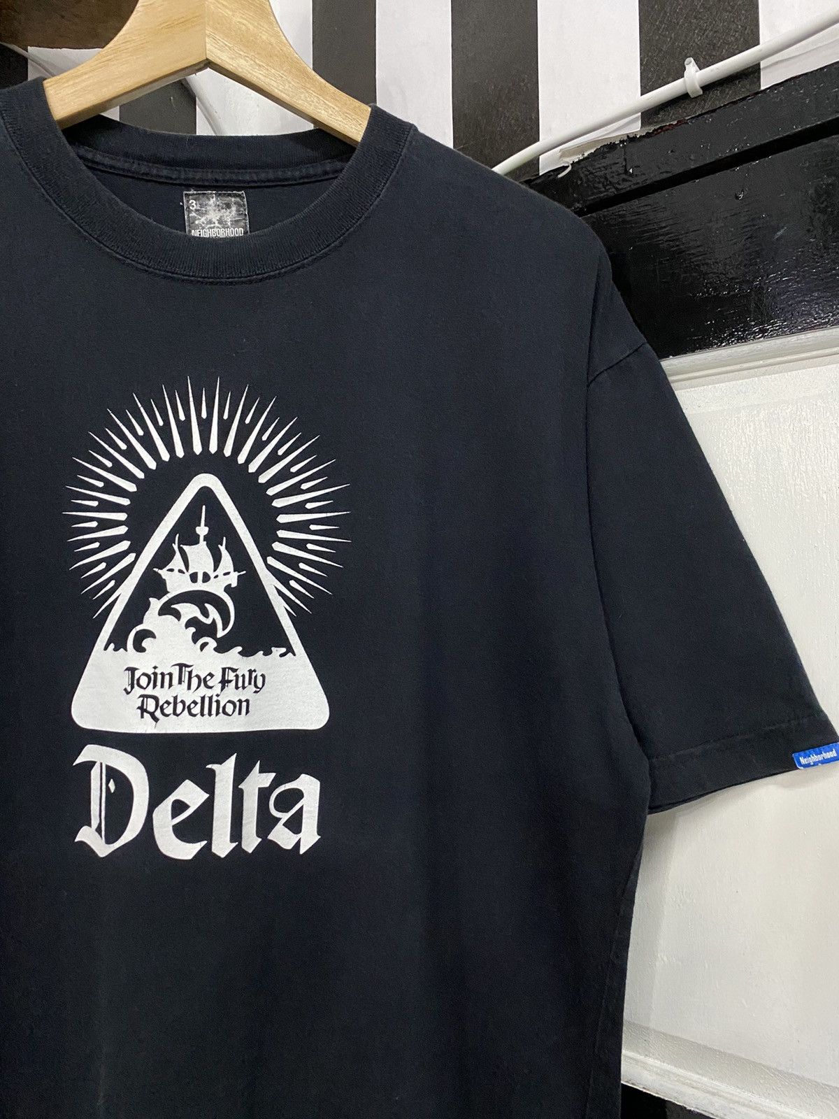 Japanese Brand × Neighborhood Vintage Neighborhood Delta Join The Fury Rebellion Tee Size US L / EU 52-54 / 3 - 4 Thumbnail