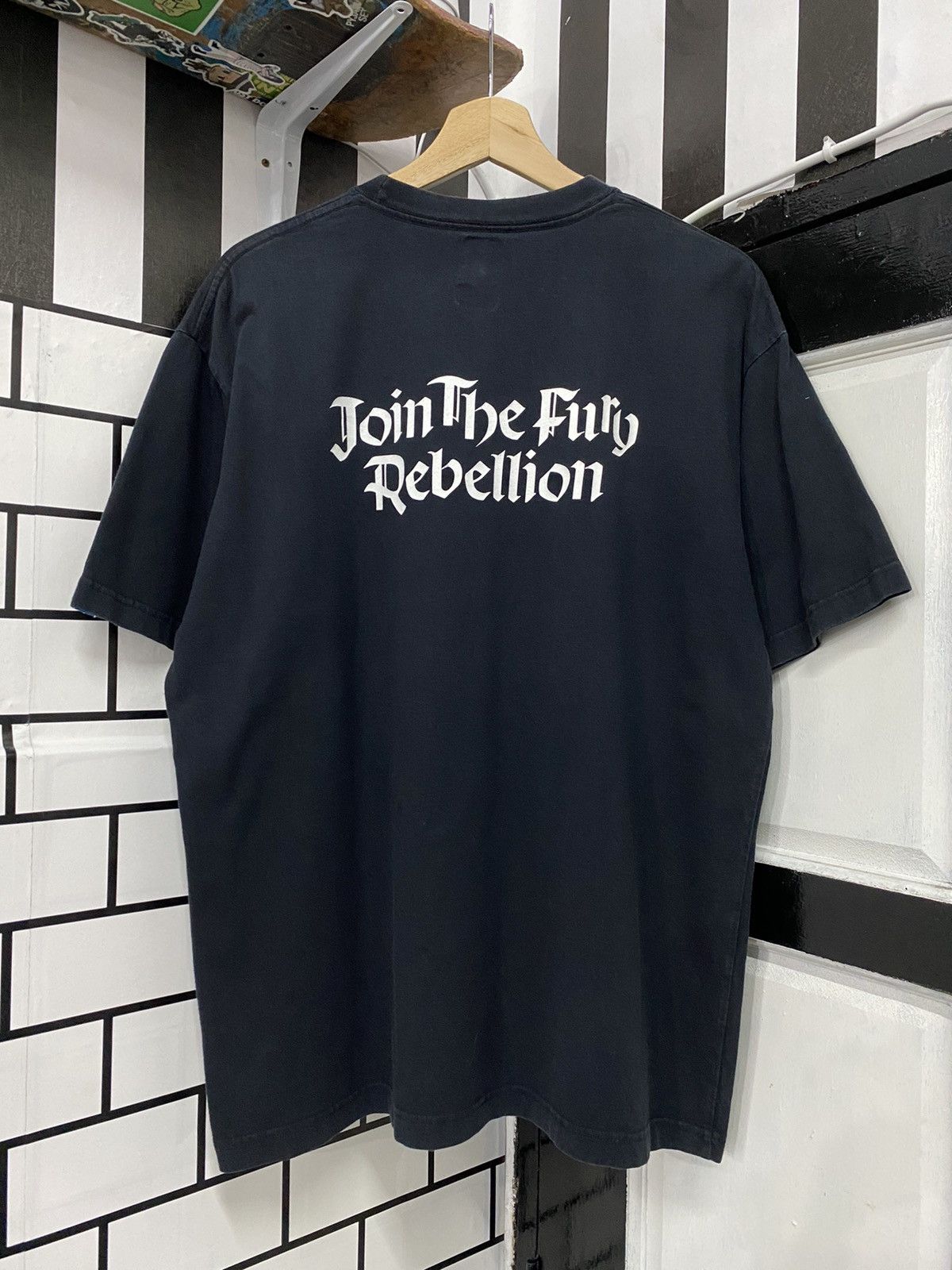 Japanese Brand × Neighborhood Vintage Neighborhood Delta Join The Fury Rebellion Tee Size US L / EU 52-54 / 3 - 2 Thumbnail