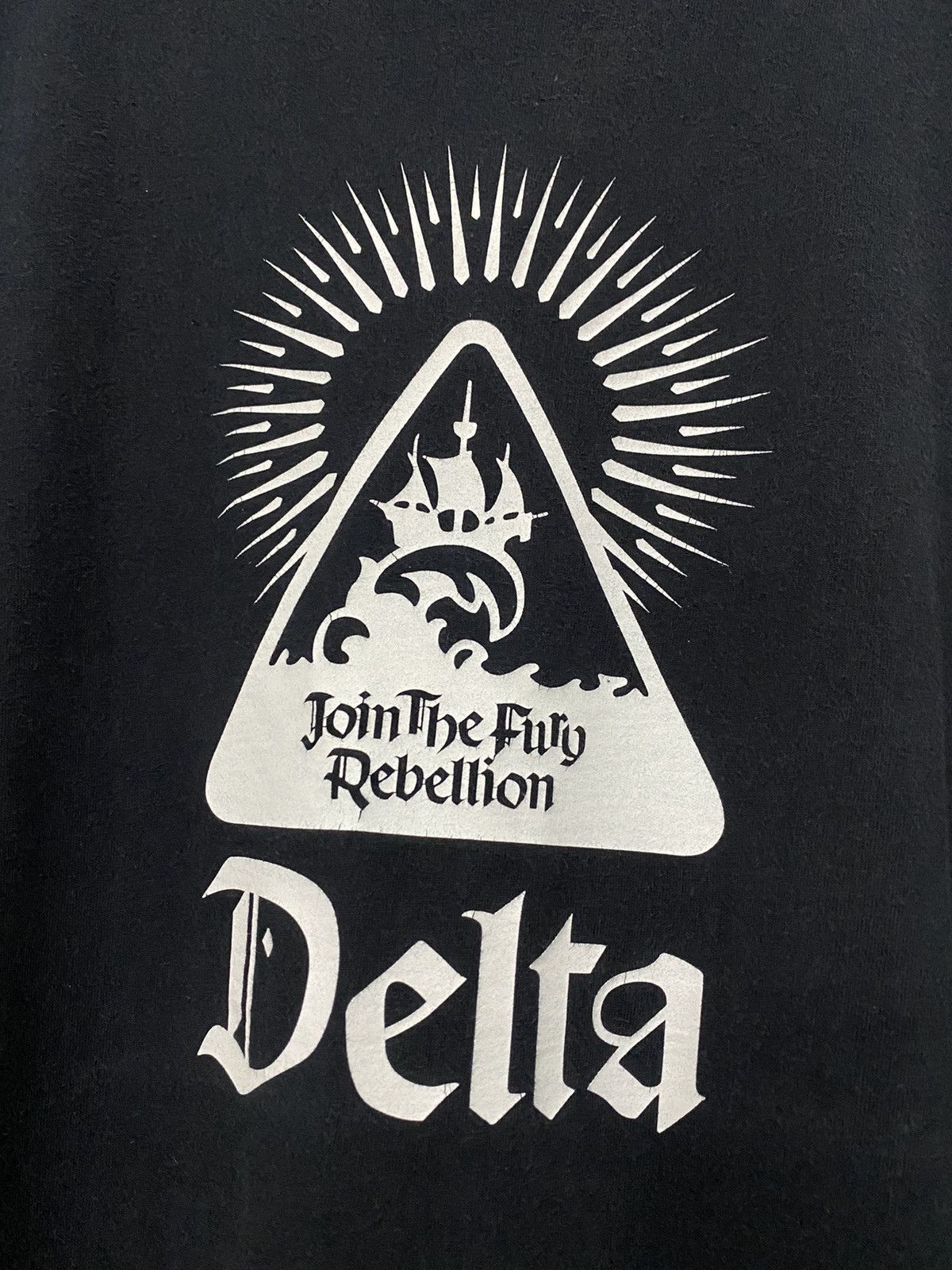 Japanese Brand × Neighborhood Vintage Neighborhood Delta Join The Fury Rebellion Tee Size US L / EU 52-54 / 3 - 5 Thumbnail