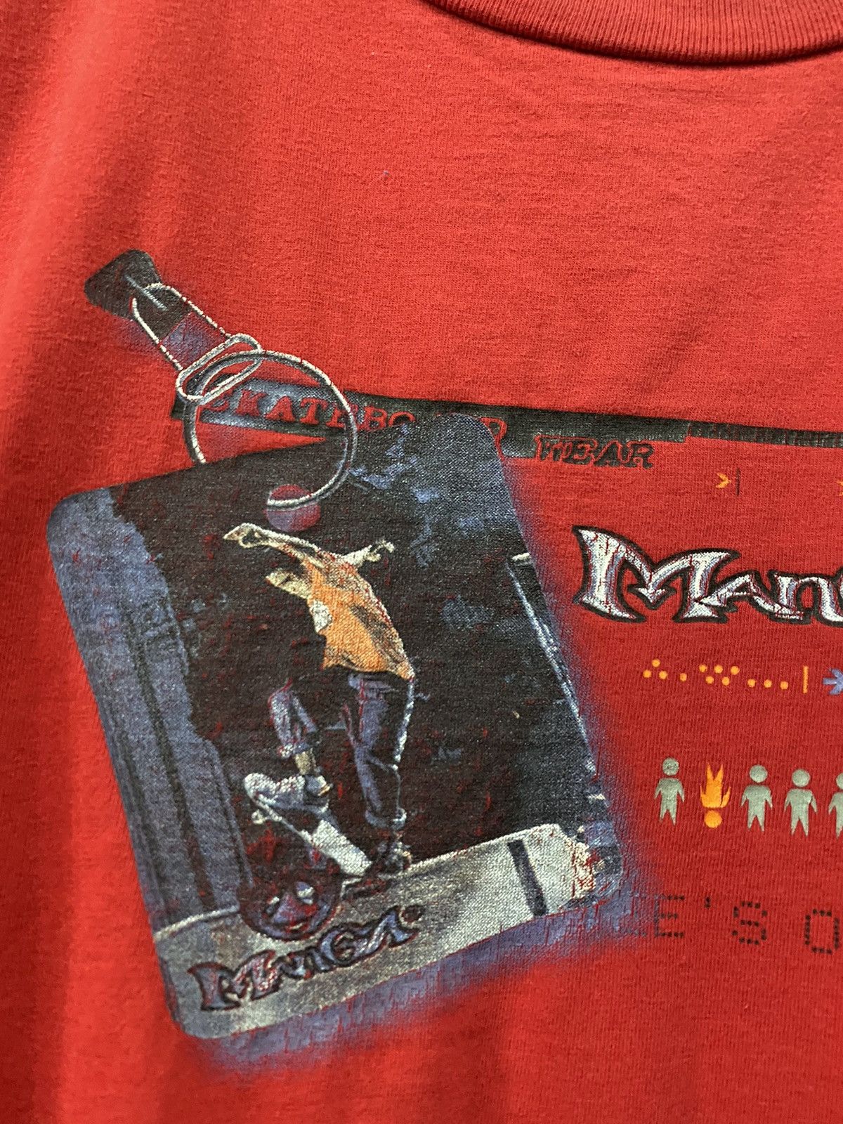 Vintage Vintage Manga Skateboarding T shirt Size US M / EU 48-50 / 2 - 4 Thumbnail