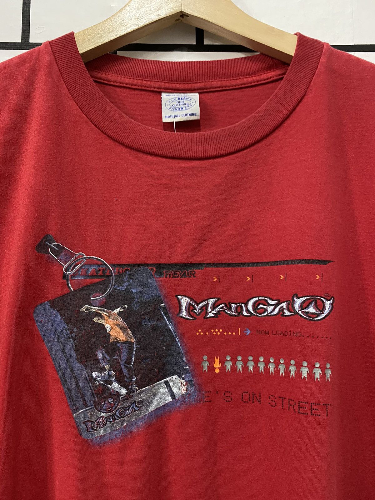 Vintage Vintage Manga Skateboarding T shirt Size US M / EU 48-50 / 2 - 3 Thumbnail