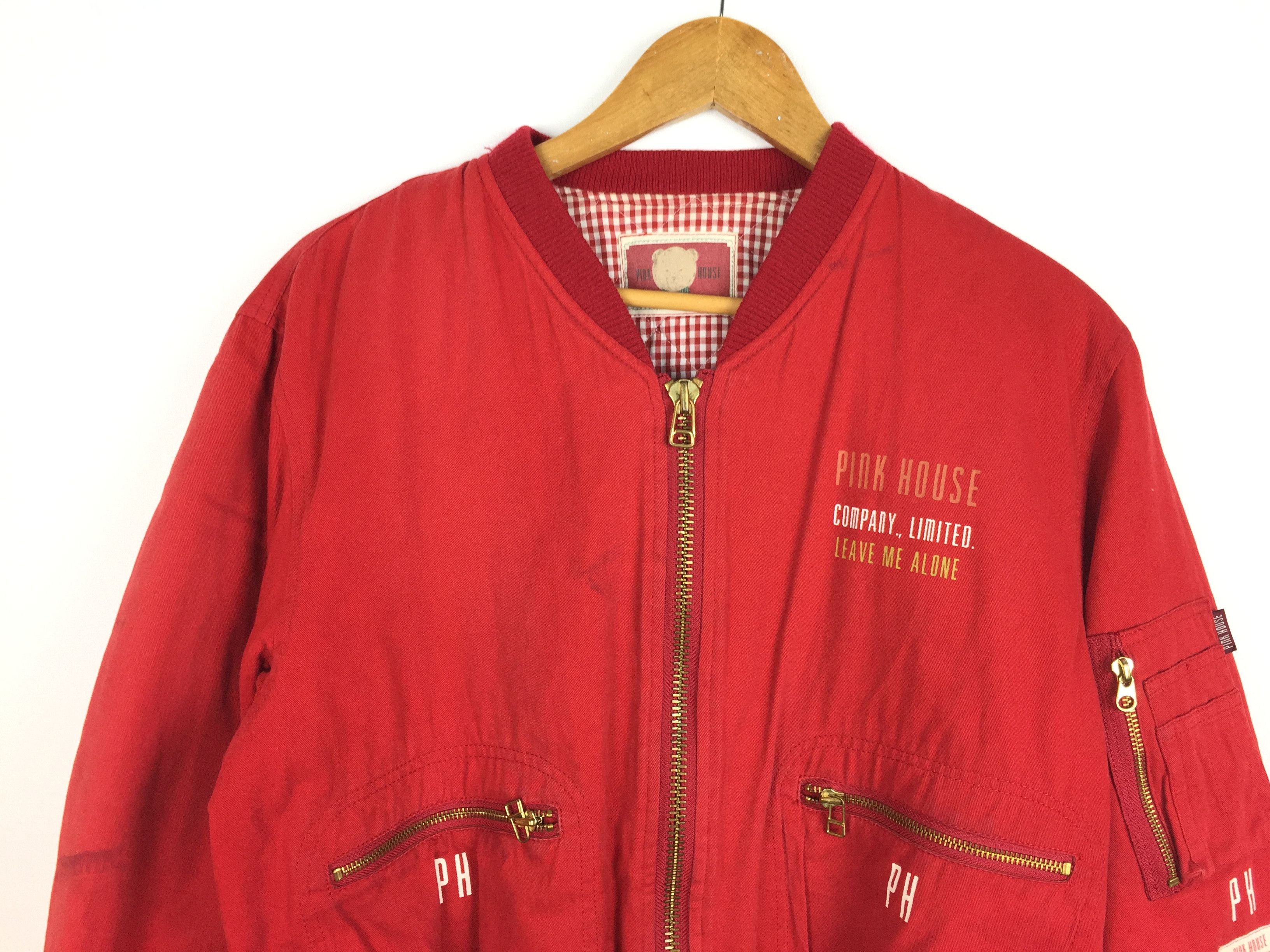 Pink House 90s Pink House padded ma1 bomber jacket Size US M / EU 48-50 / 2 - 3 Thumbnail