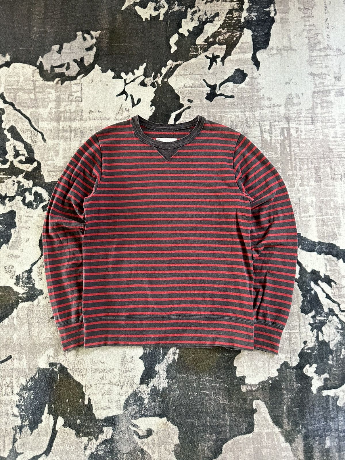 Sacai 2016FW Sacai Striped crewneck sweater Size US M / EU 48-50 / 2 - 1 Thumbnail