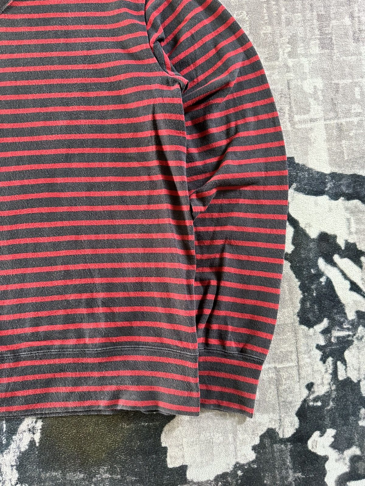 Sacai 2016FW Sacai Striped crewneck sweater Size US M / EU 48-50 / 2 - 3 Thumbnail