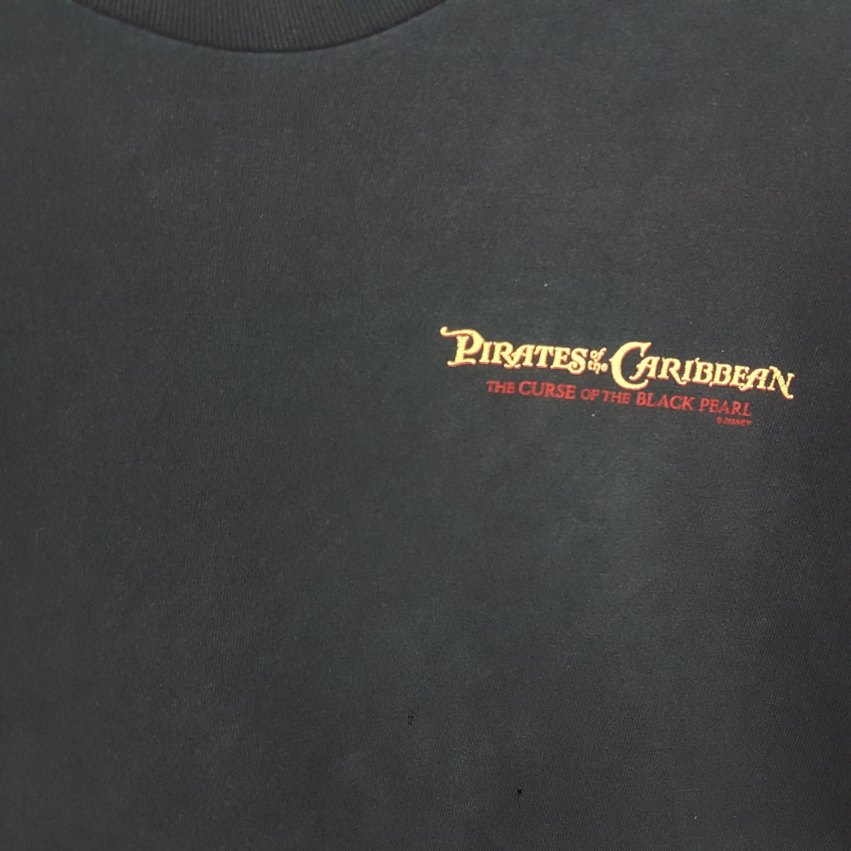 Vintage Pirates Of The Caribbean Movie Disney Vintage Tshirt Size US XL / EU 56 / 4 - 2 Thumbnail