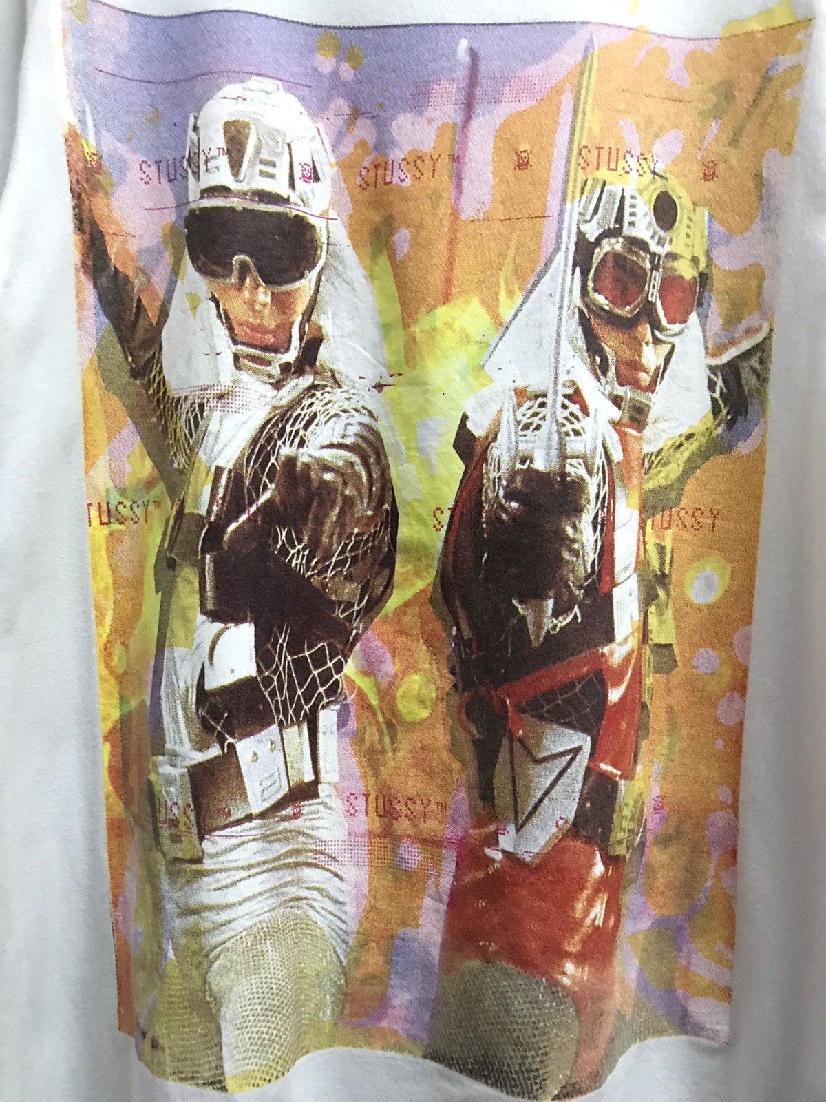 Stussy × Vintage Vintage Stussy X Galatic Wars Movie Photo Tshirt Size US M / EU 48-50 / 2 - 3 Thumbnail